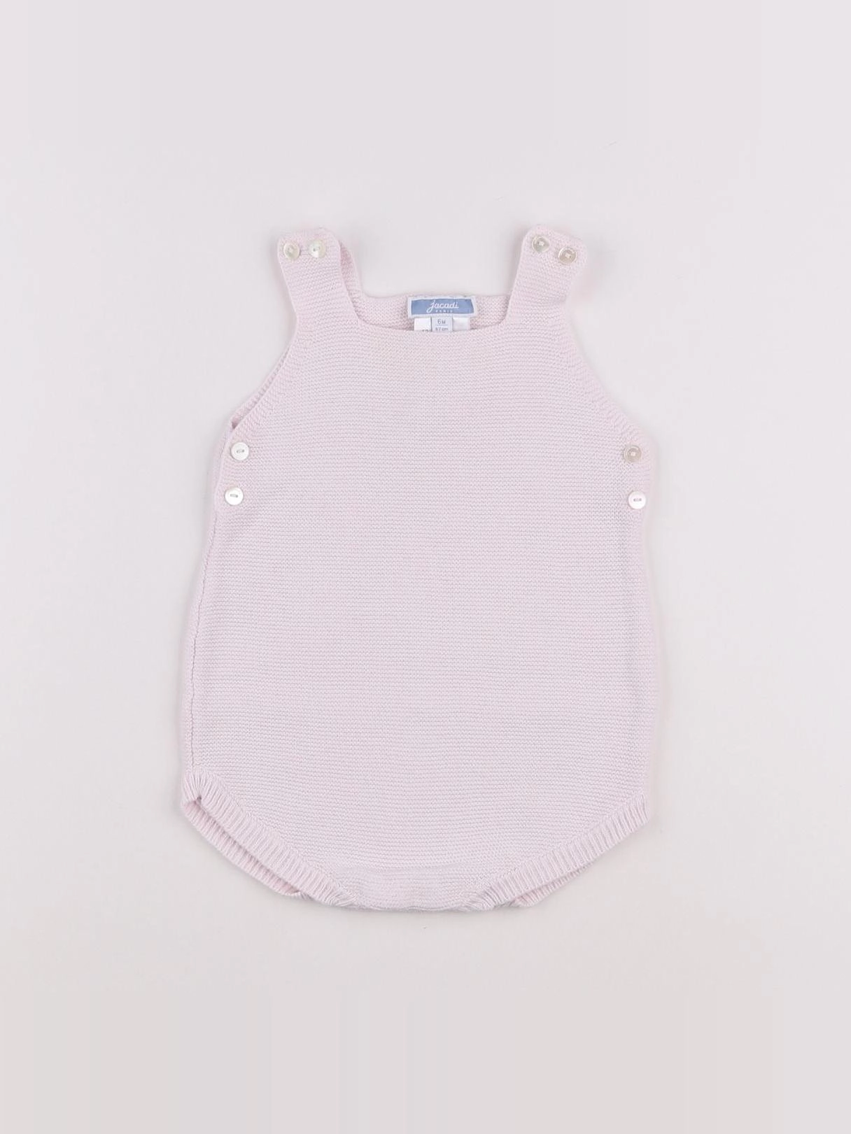 Jacadi - combinaison rose - 6 mois