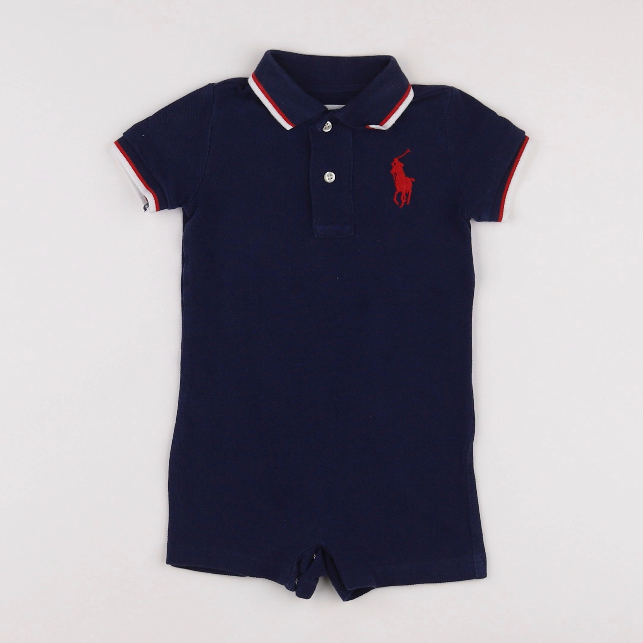 Ralph Lauren - combinaison bleu - 9 mois