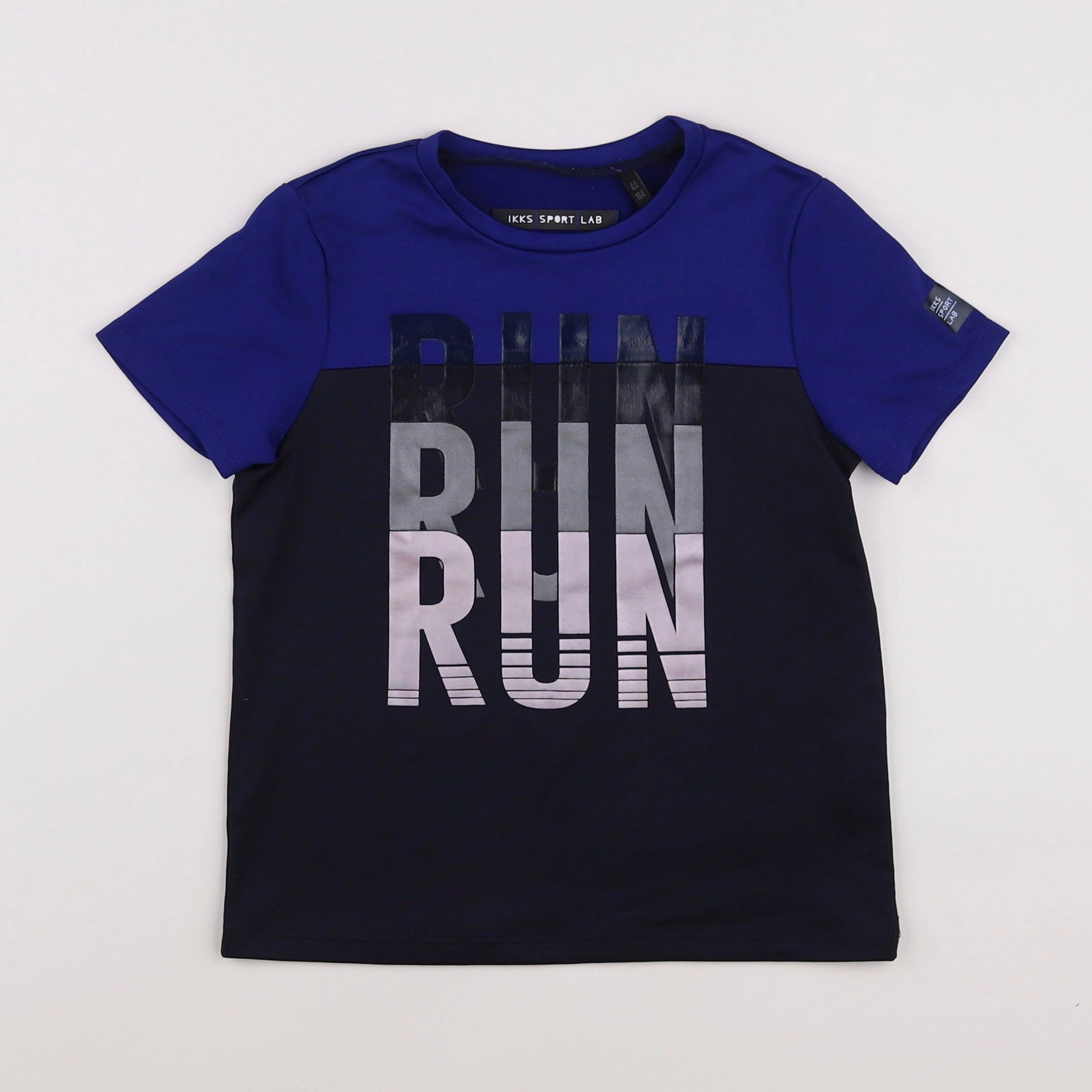 IKKS - tee-shirt bleu - 4 ans