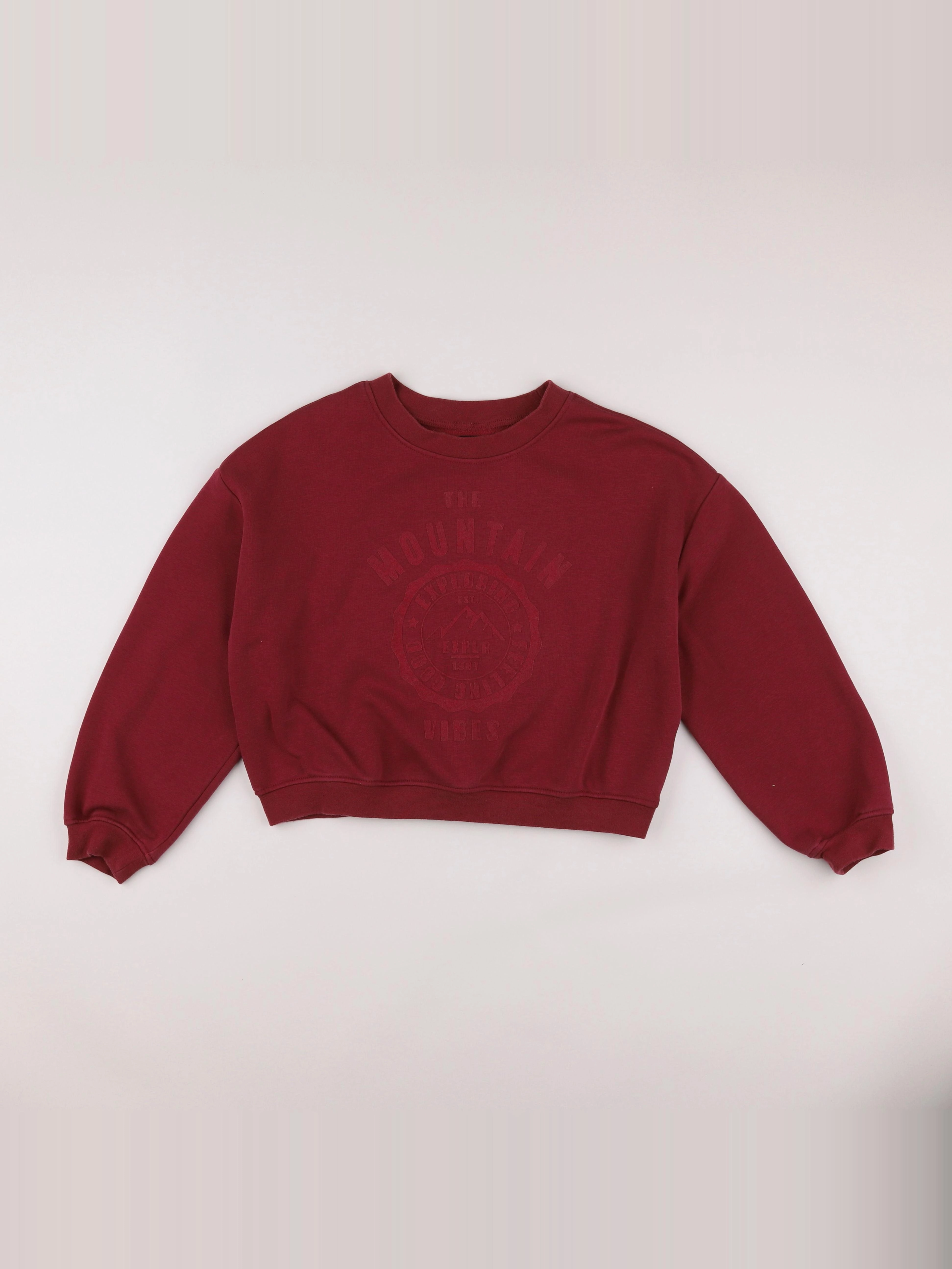 IKKS - sweat rouge - 12 ans