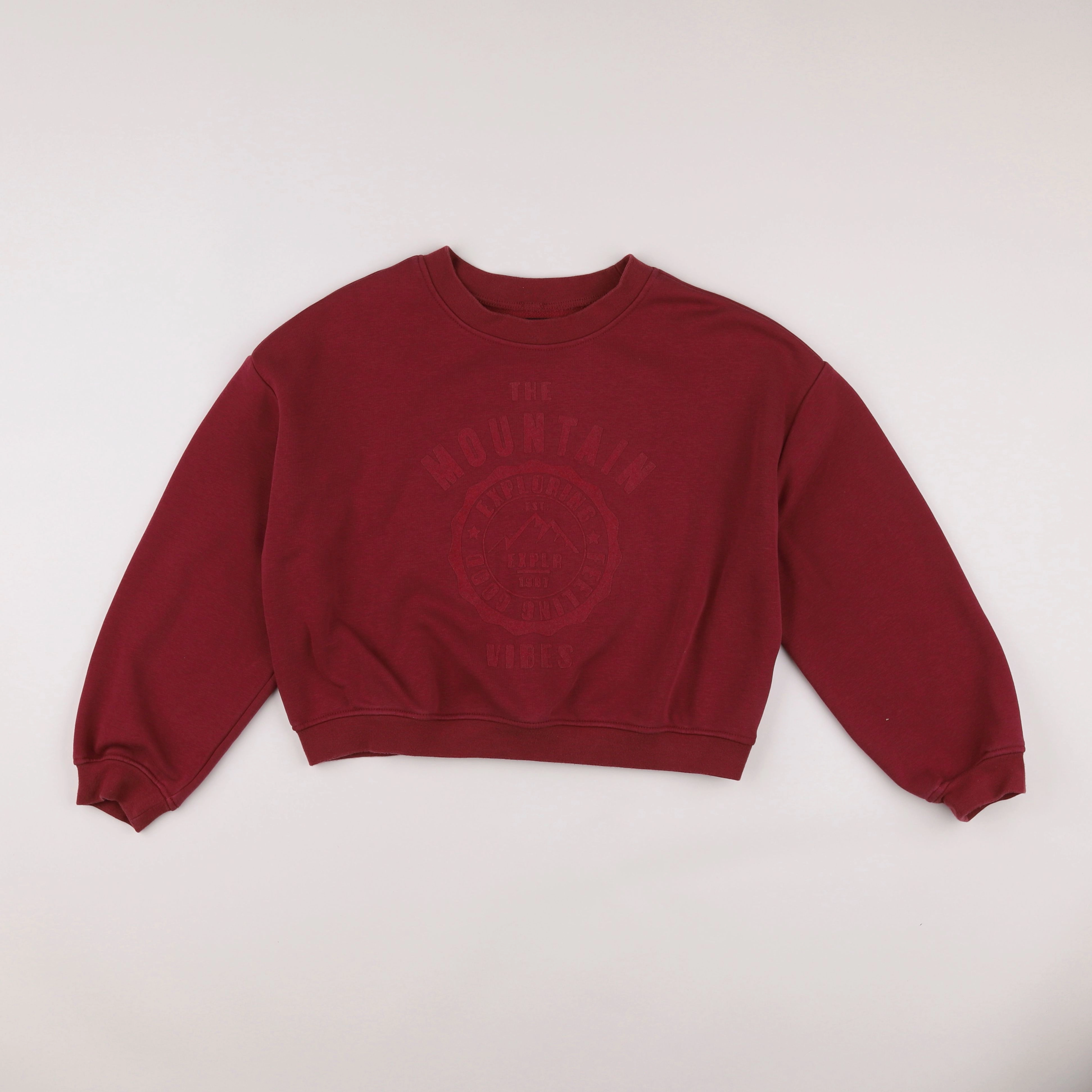 IKKS - sweat rouge - 12 ans