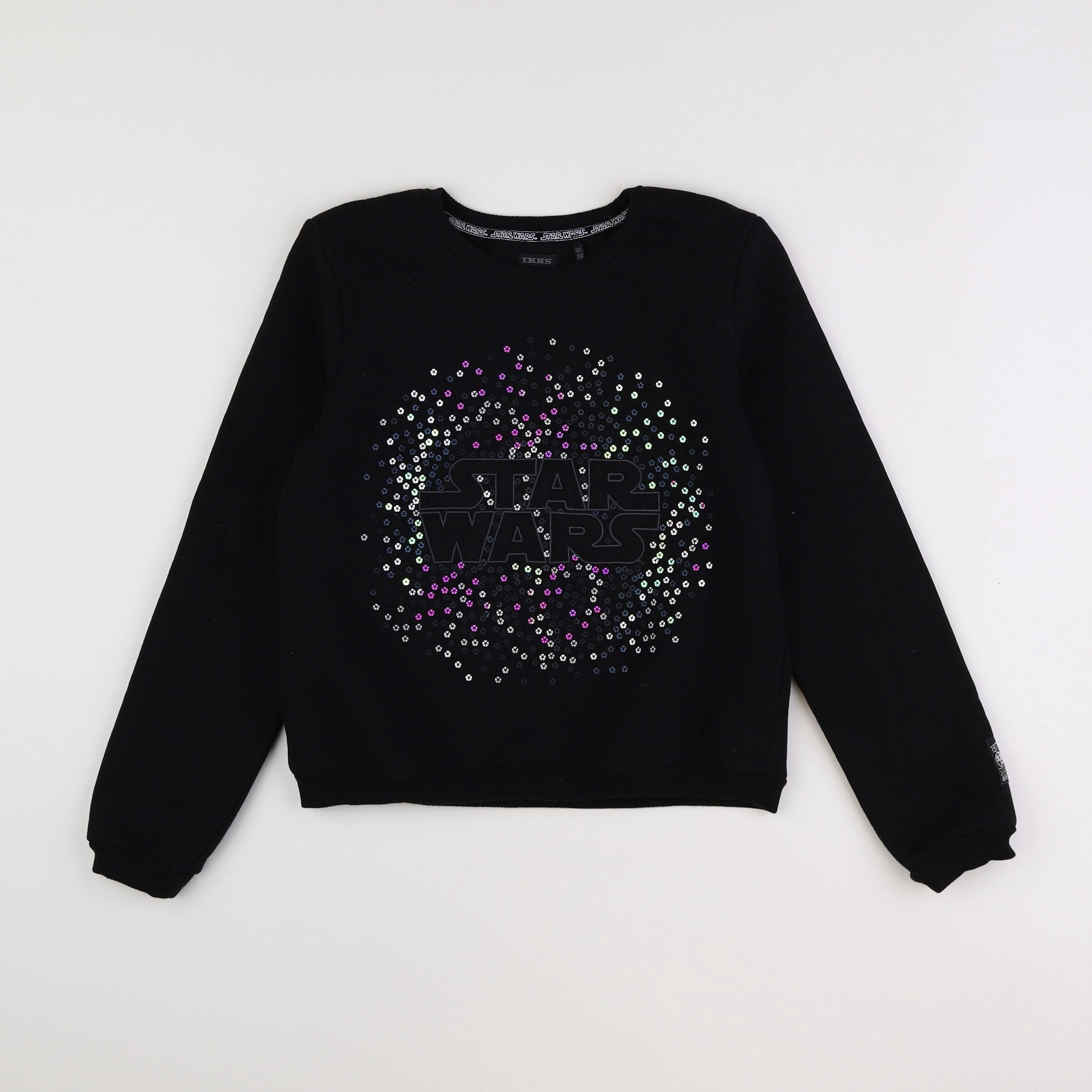IKKS - sweat noir - 12 ans