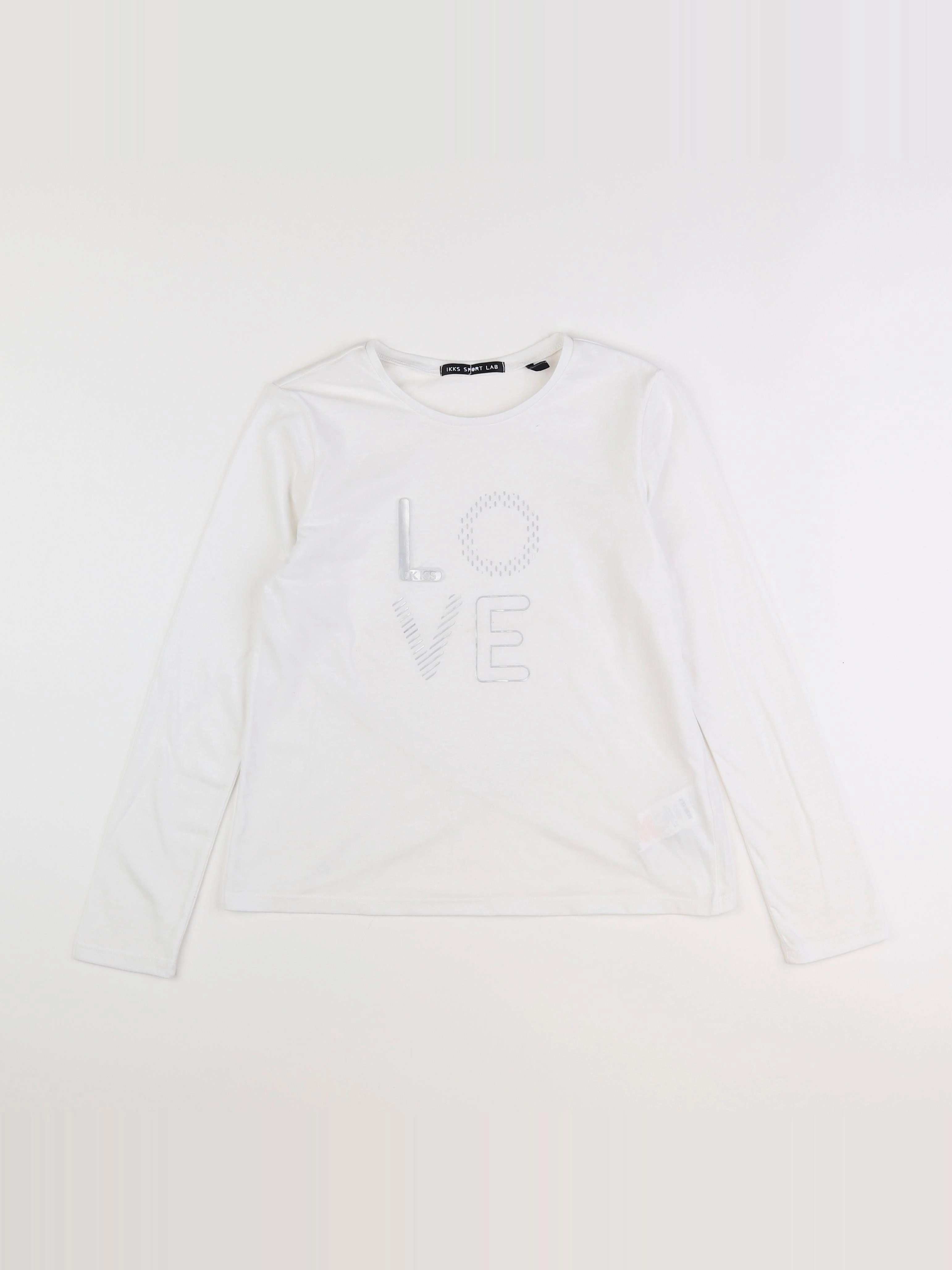 IKKS - tee-shirt blanc - 12 ans