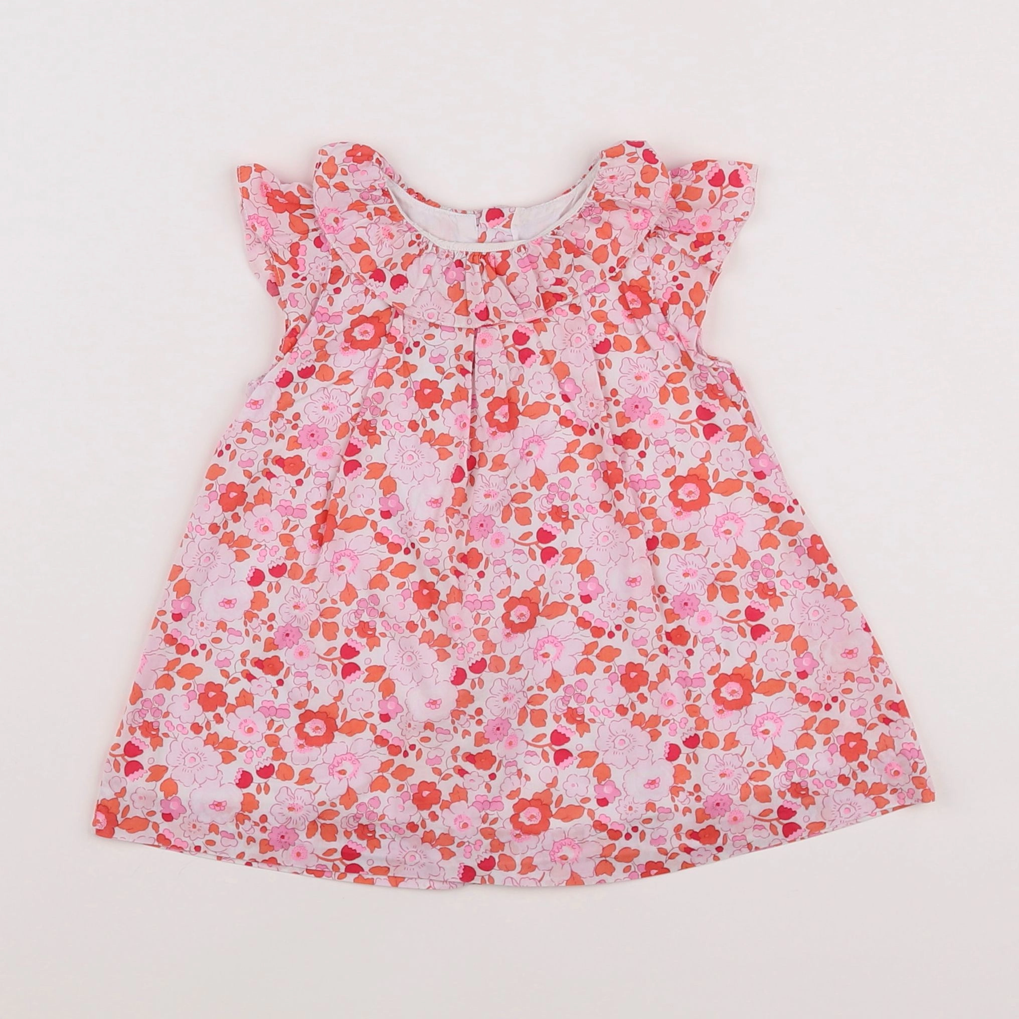 Jacadi - robe liberty rose - 6 mois