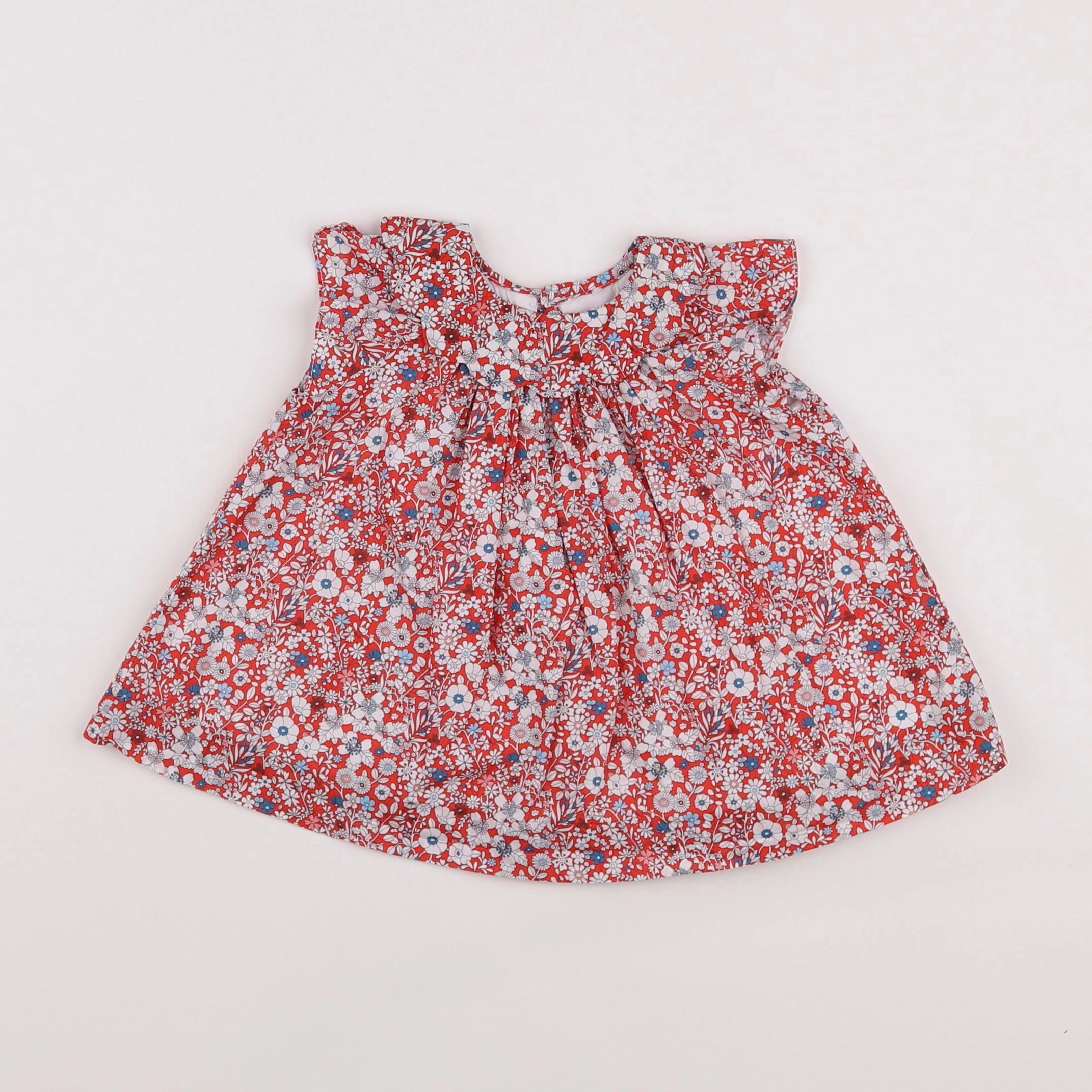 Jacadi - robe liberty multicolore - 6 mois