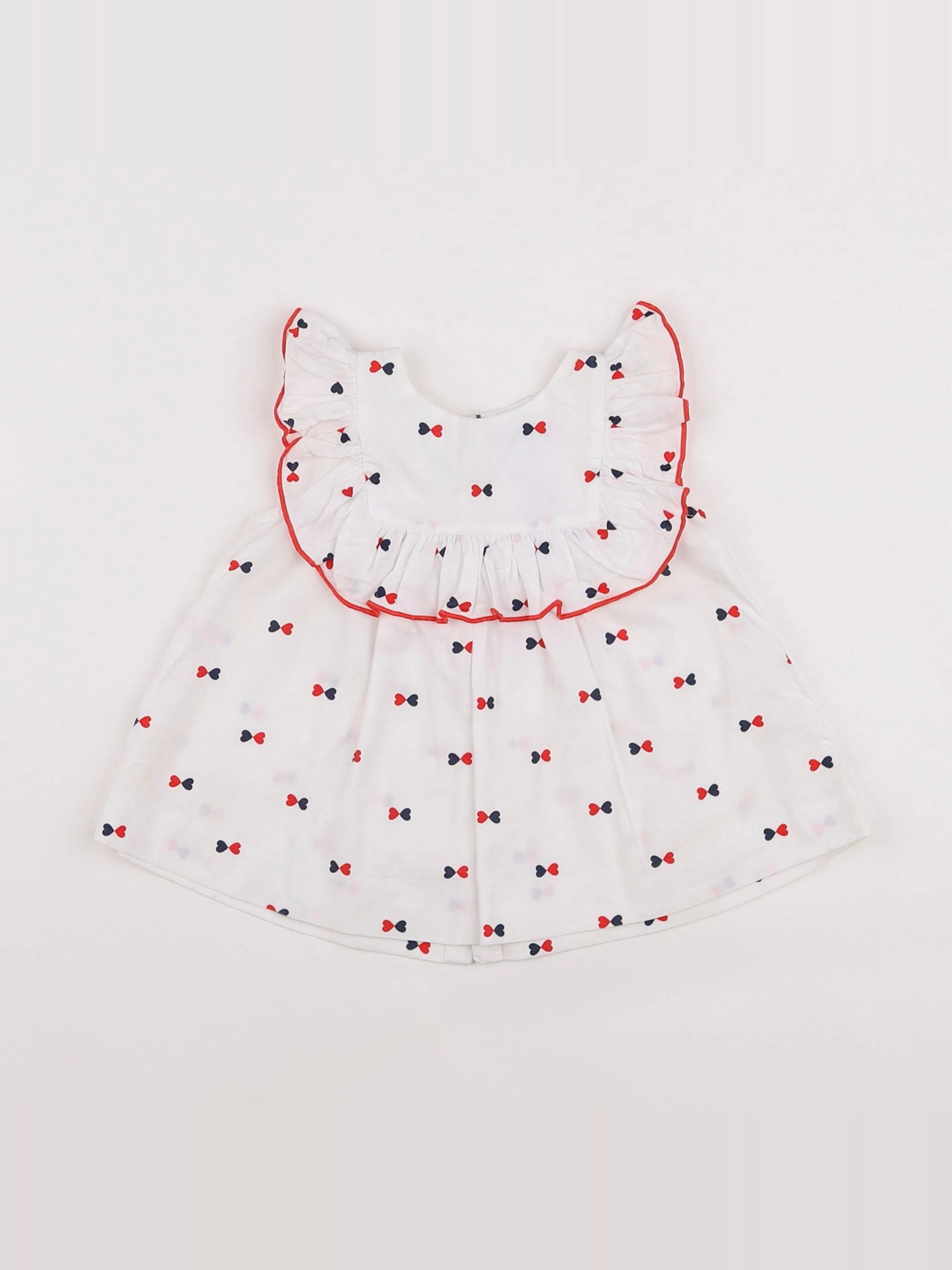 Jacadi - blouse blanc - 18 mois