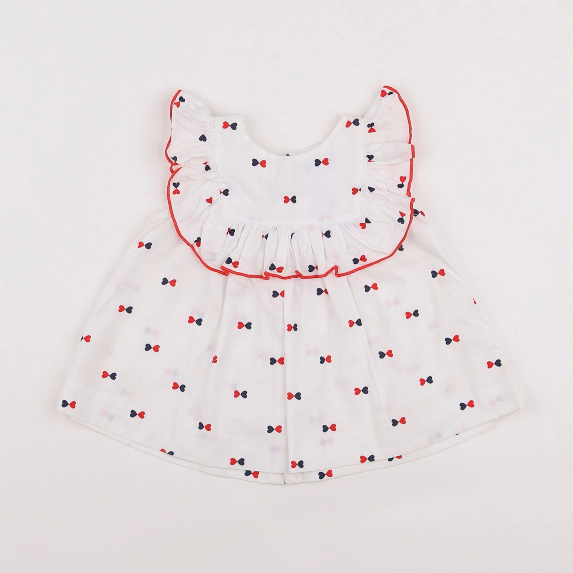 Jacadi - blouse blanc - 18 mois