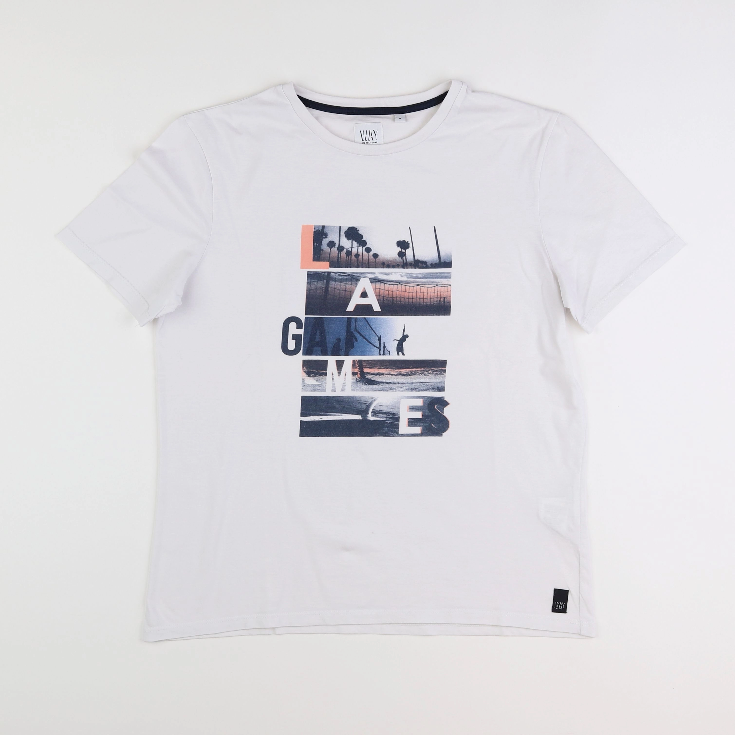 IKKS - tee-shirt blanc - 16 ans