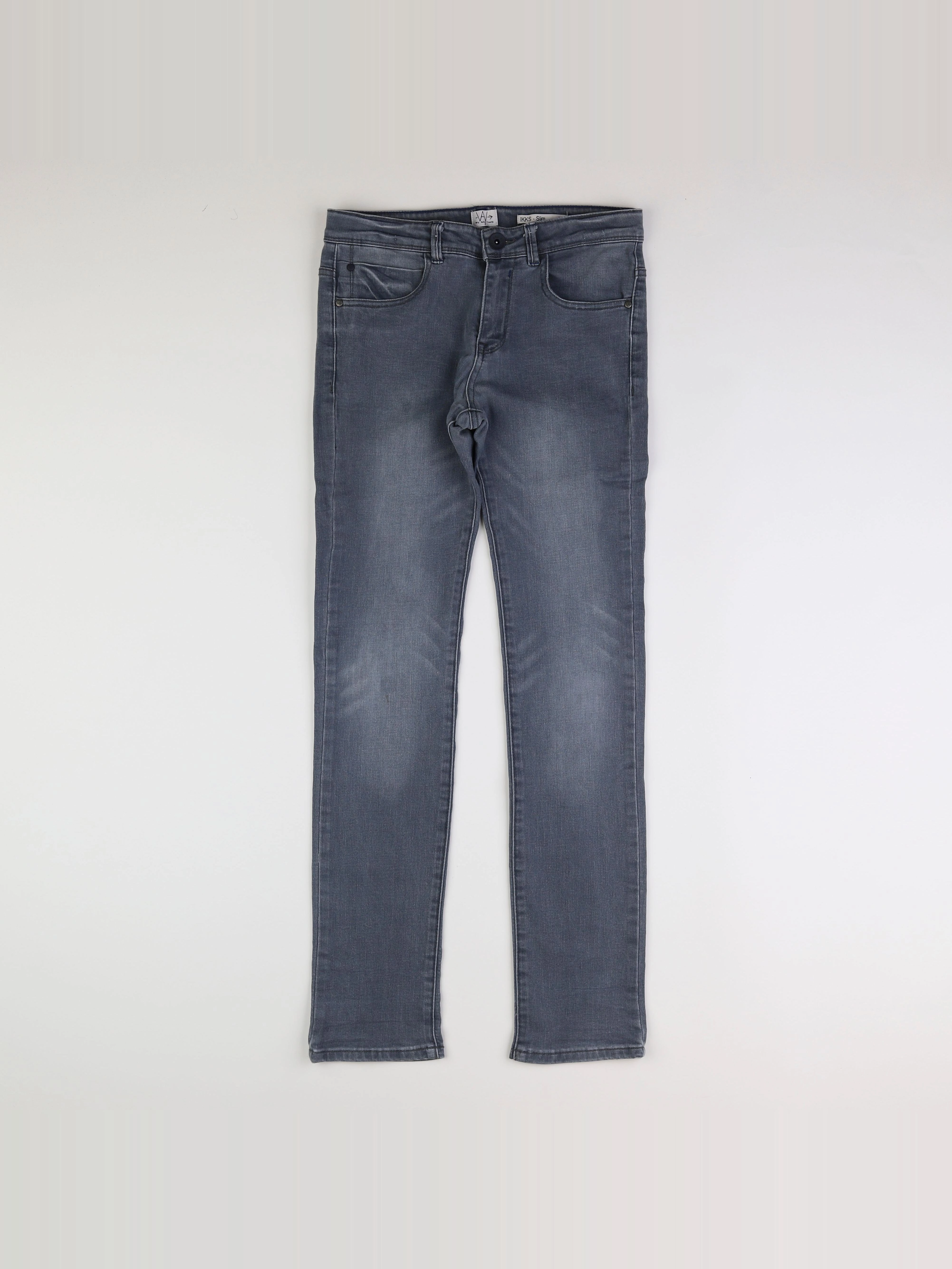 IKKS - jean gris - 14 ans