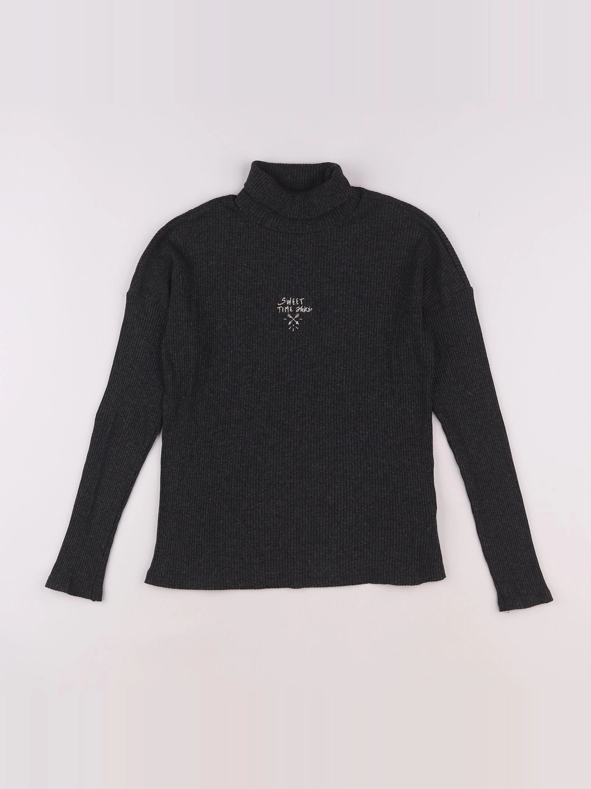 IKKS - tee-shirt gris - 10 ans