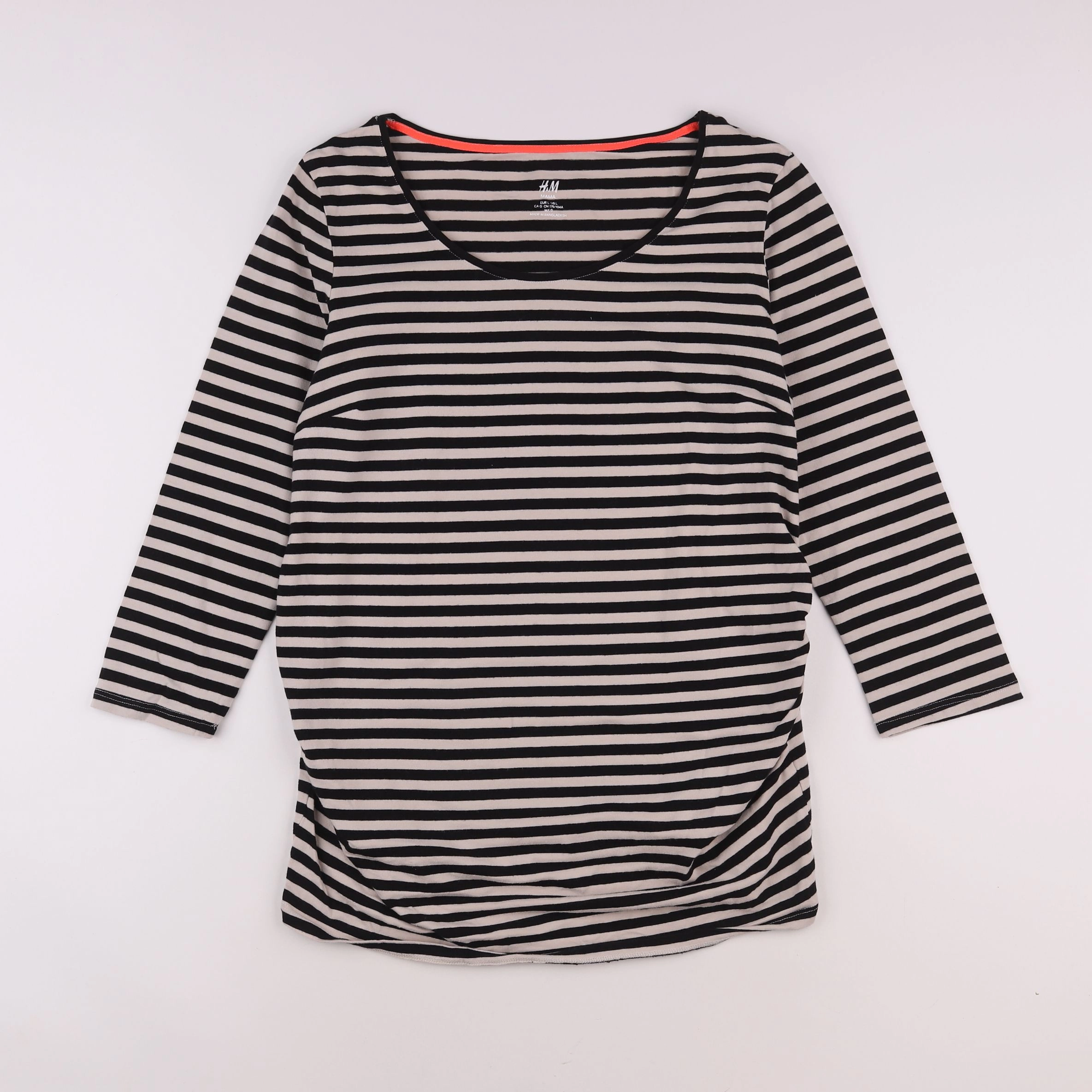 H&M - tee-shirt grossesse blanc, noir - 40