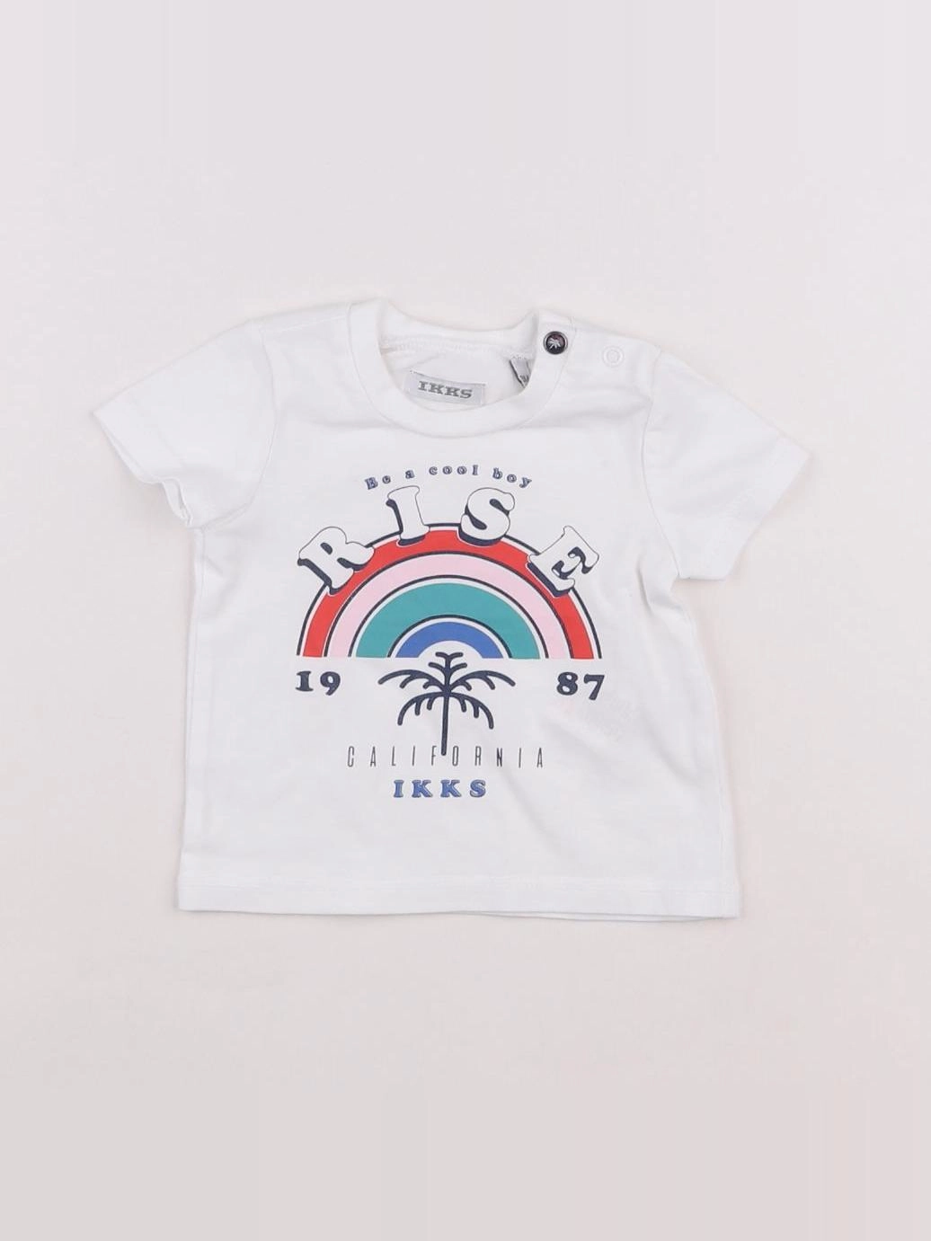 IKKS - tee-shirt blanc, multicolore - 3 mois