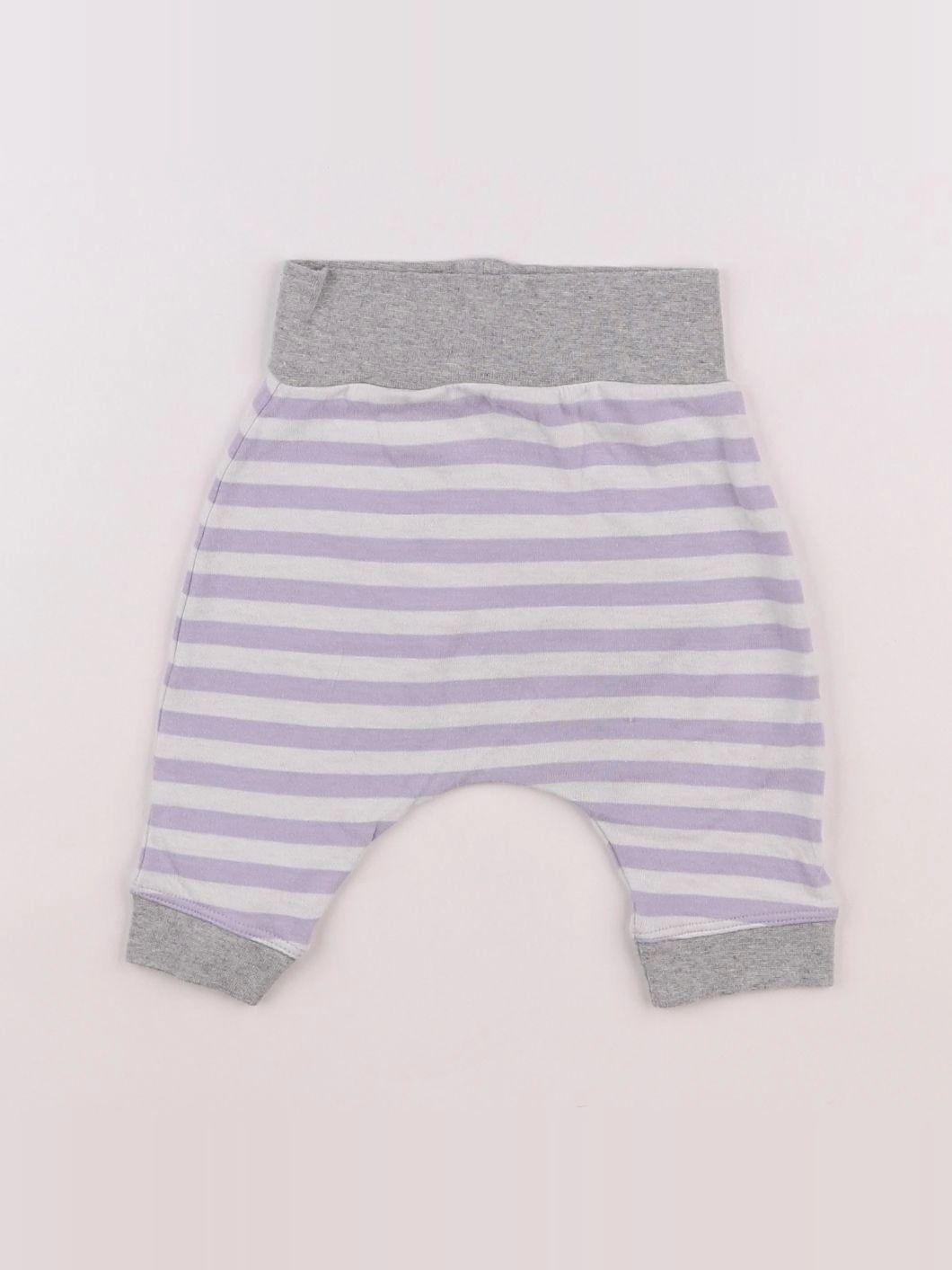 Boutchou - sarouel blanc, violet - 1 mois