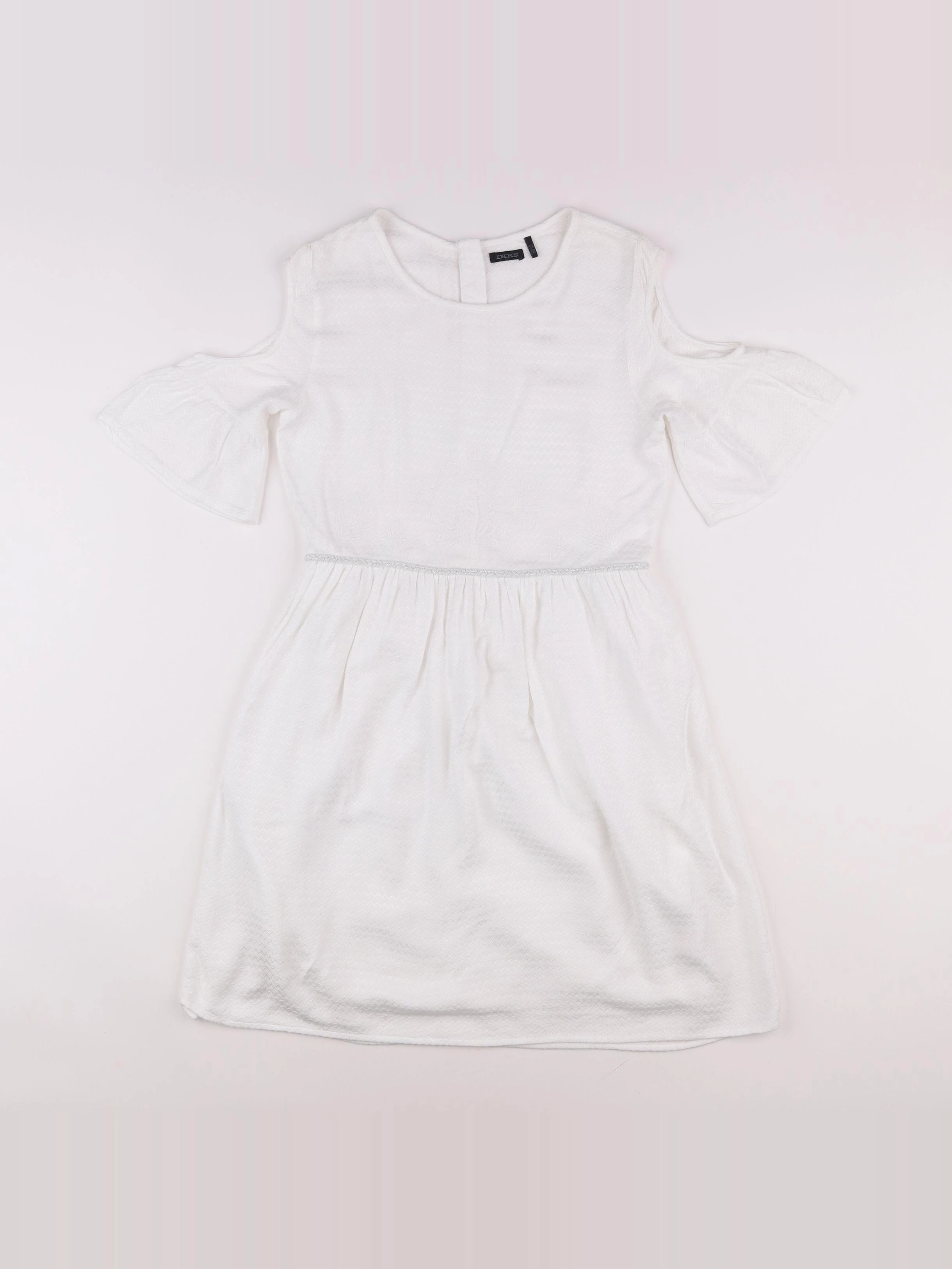 IKKS - robe blanc - 12 ans