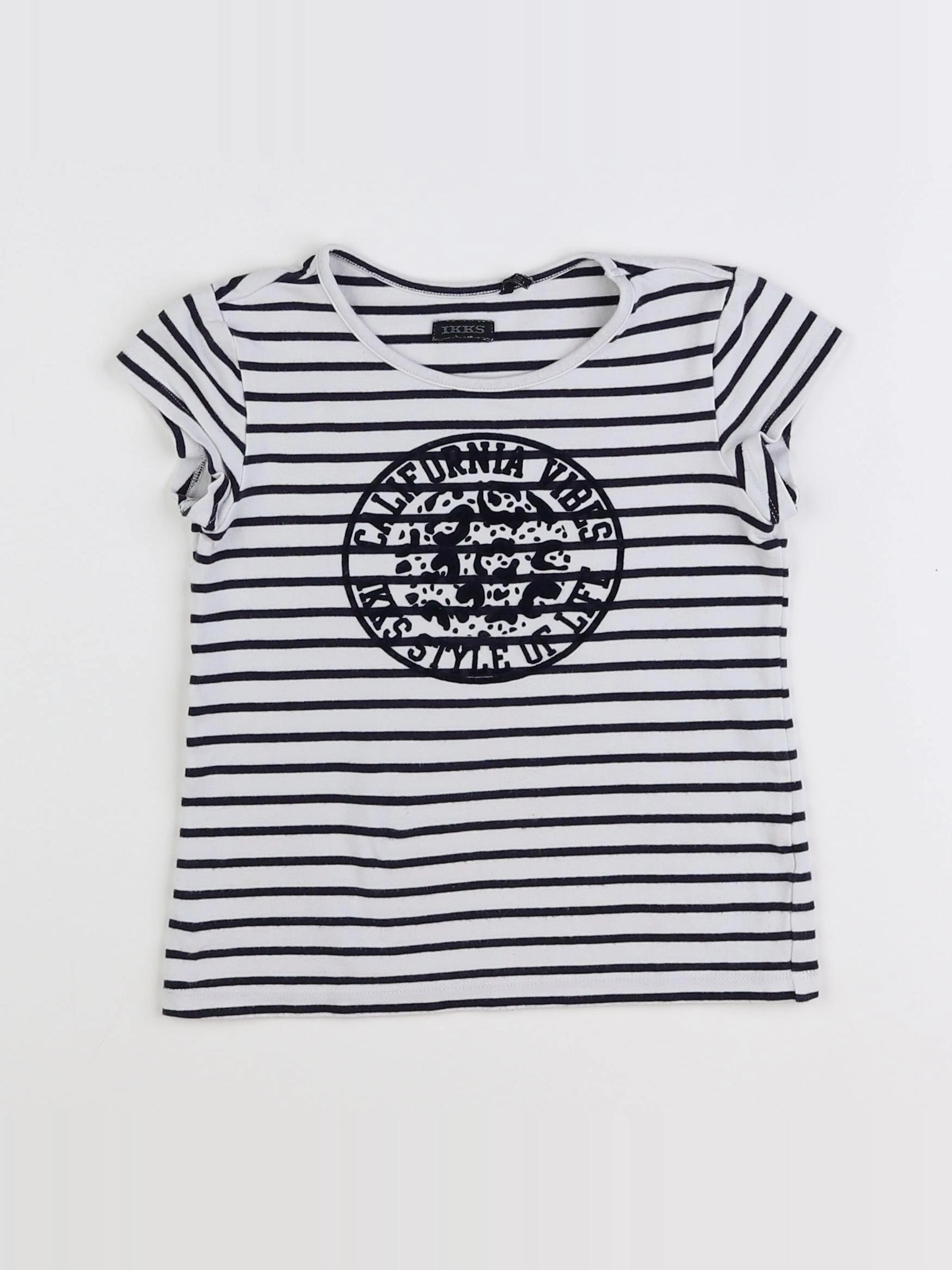 IKKS - tee-shirt blanc - 6 ans