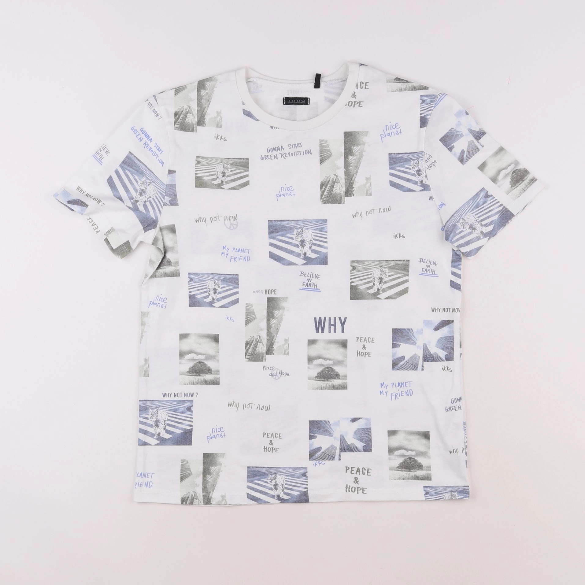IKKS - tee-shirt multicolore - 12 ans