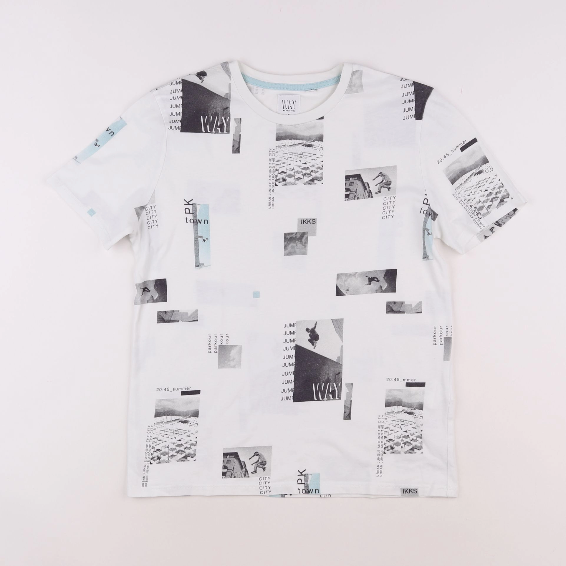 IKKS - tee-shirt gris - 14 ans