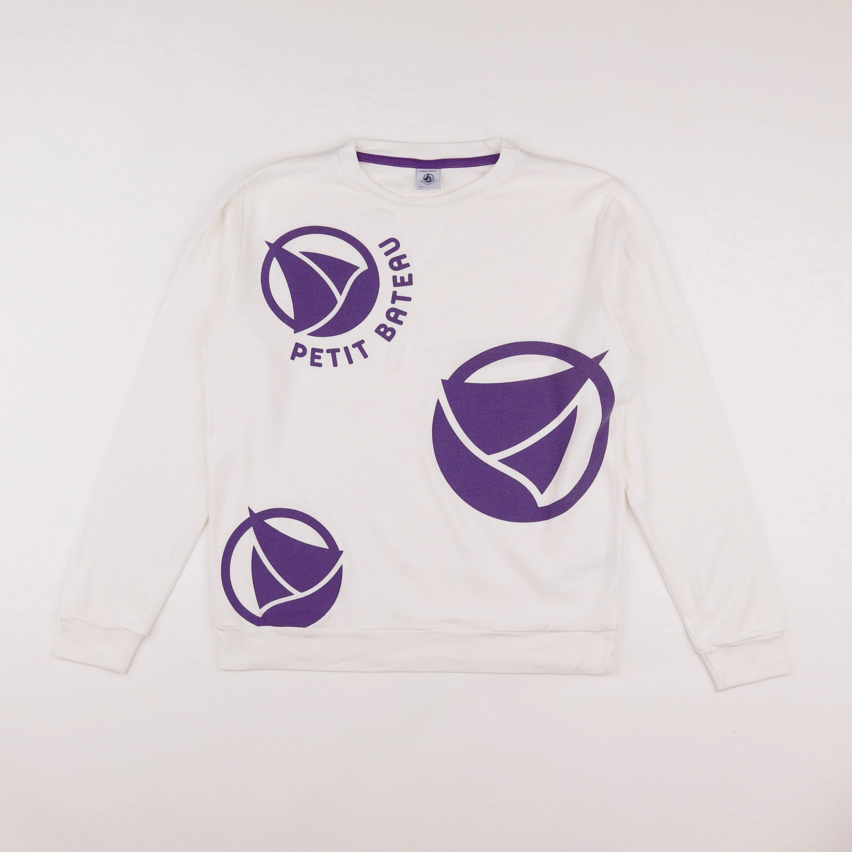 Petit Bateau - tee-shirt blanc - 12 ans