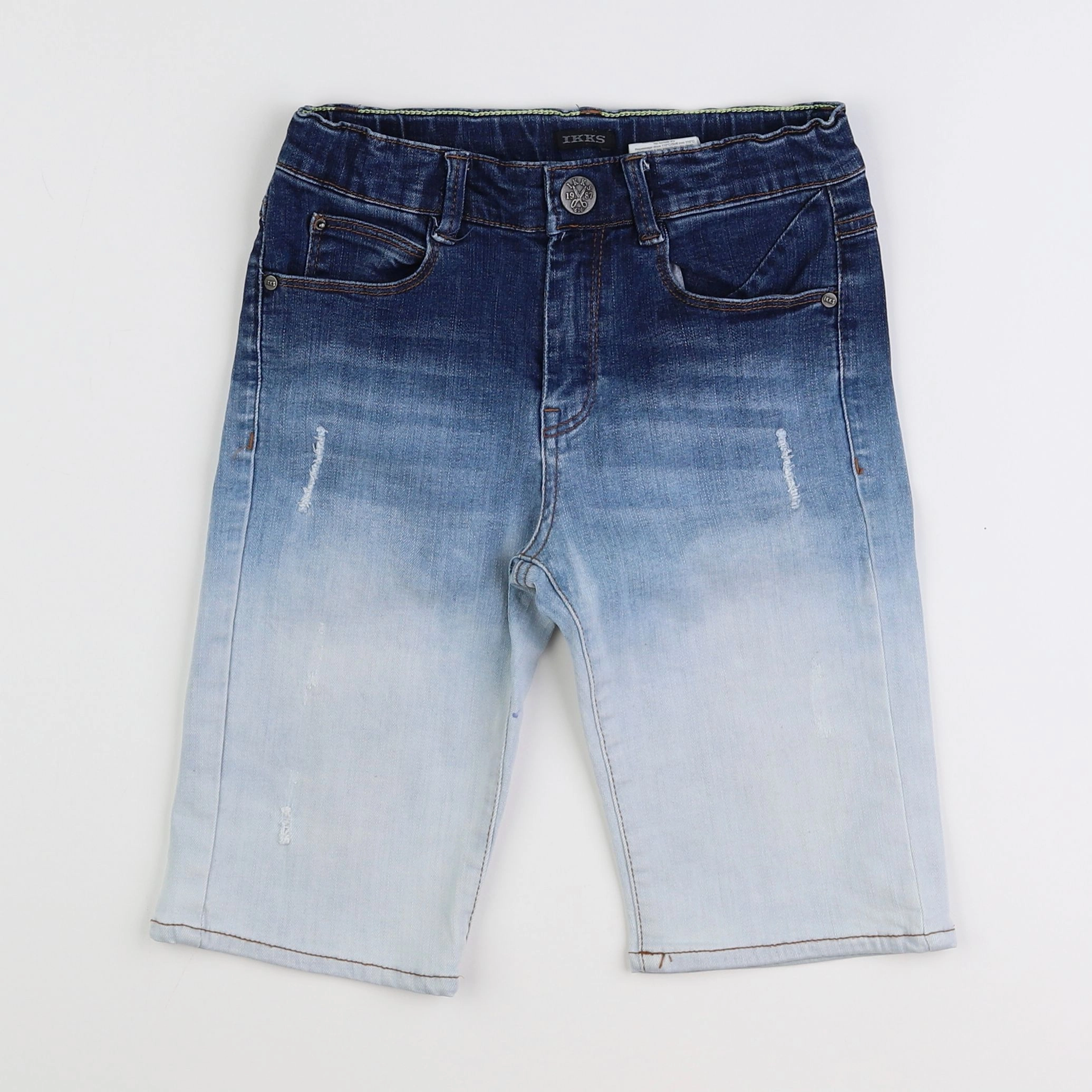 IKKS - short bleu - 10 ans