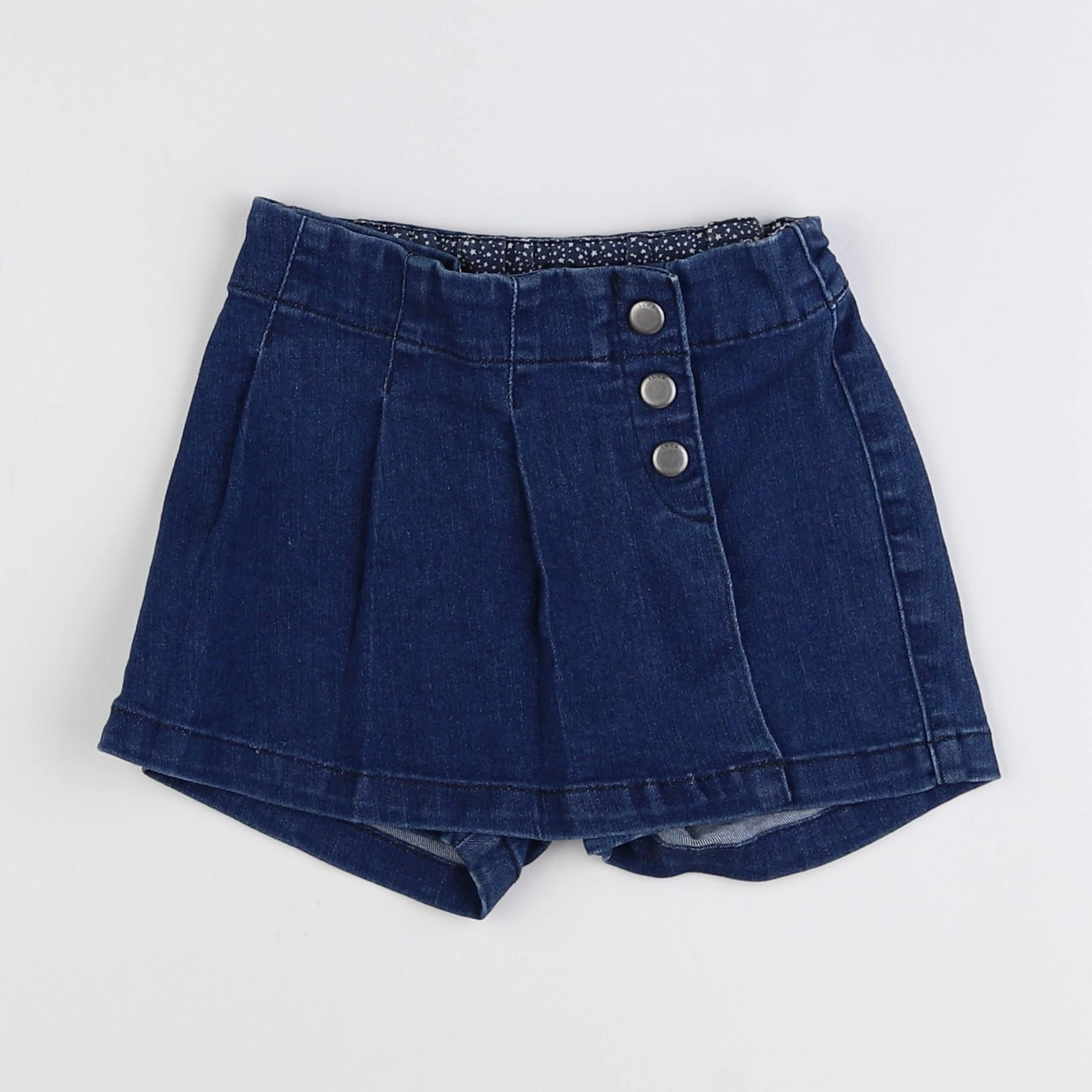 IKKS - jupe short bleu - 6 ans