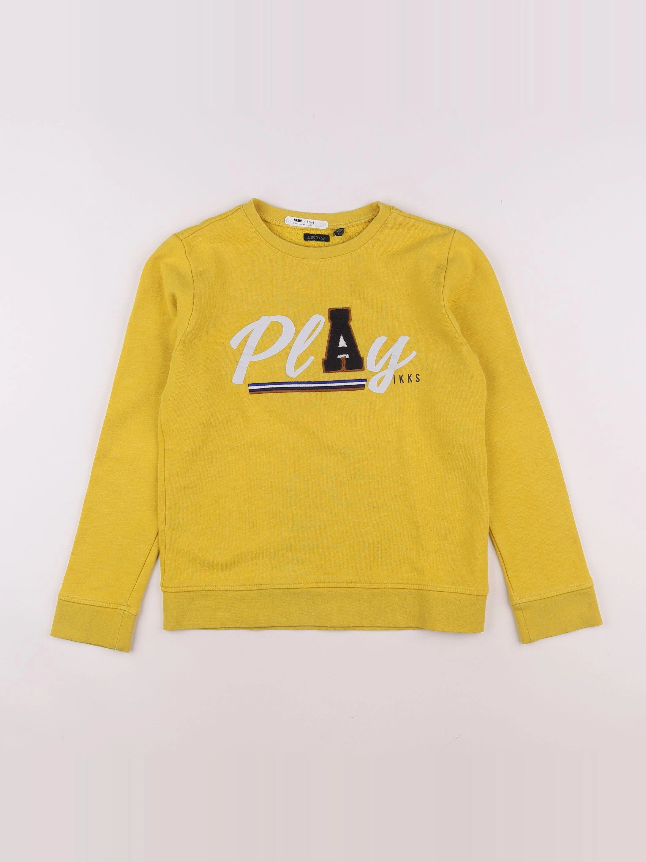 IKKS - sweat jaune - 12 ans