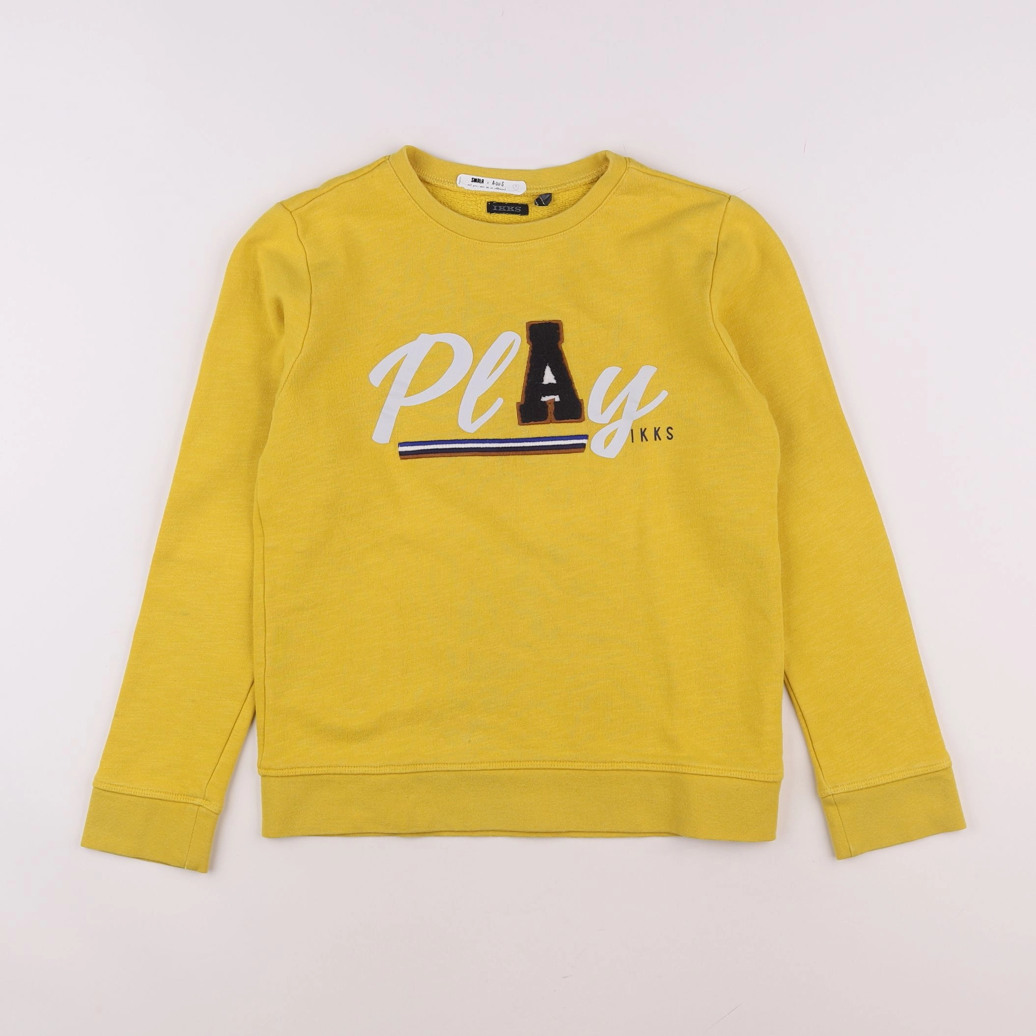 IKKS - sweat jaune - 12 ans