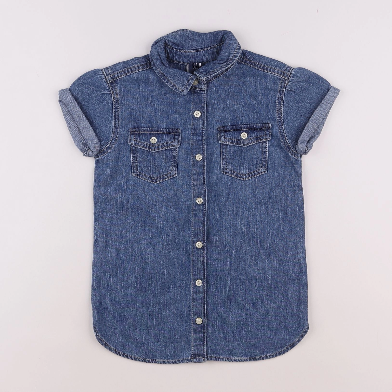 GAP - robe bleu - 2 ans