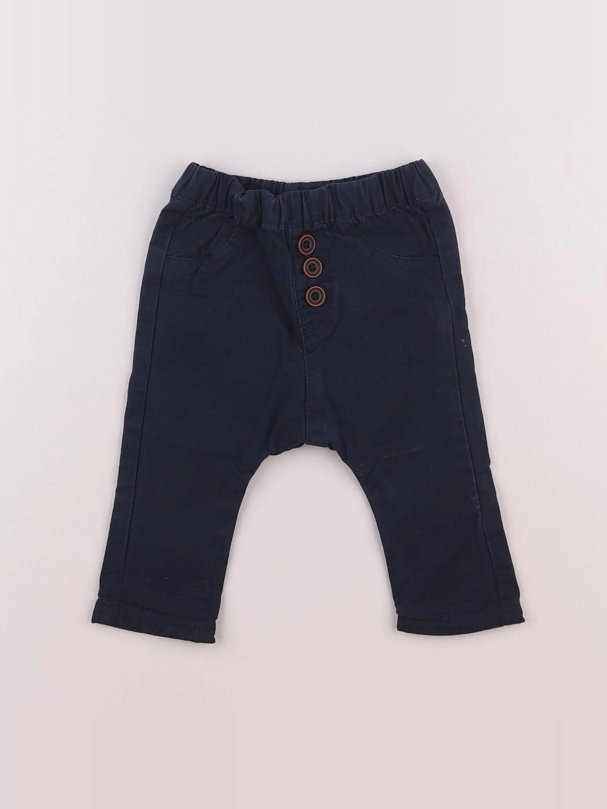 Tape à l'oeil - pantalon bleu - 6 mois