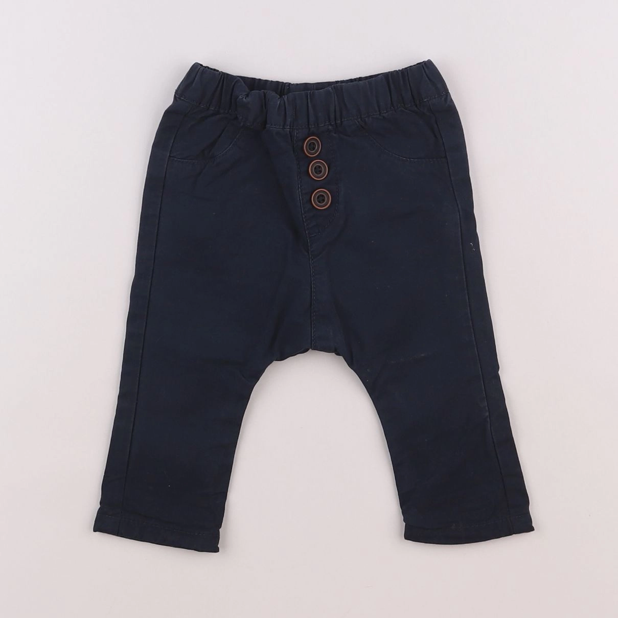 Tape à l'oeil - pantalon bleu - 6 mois
