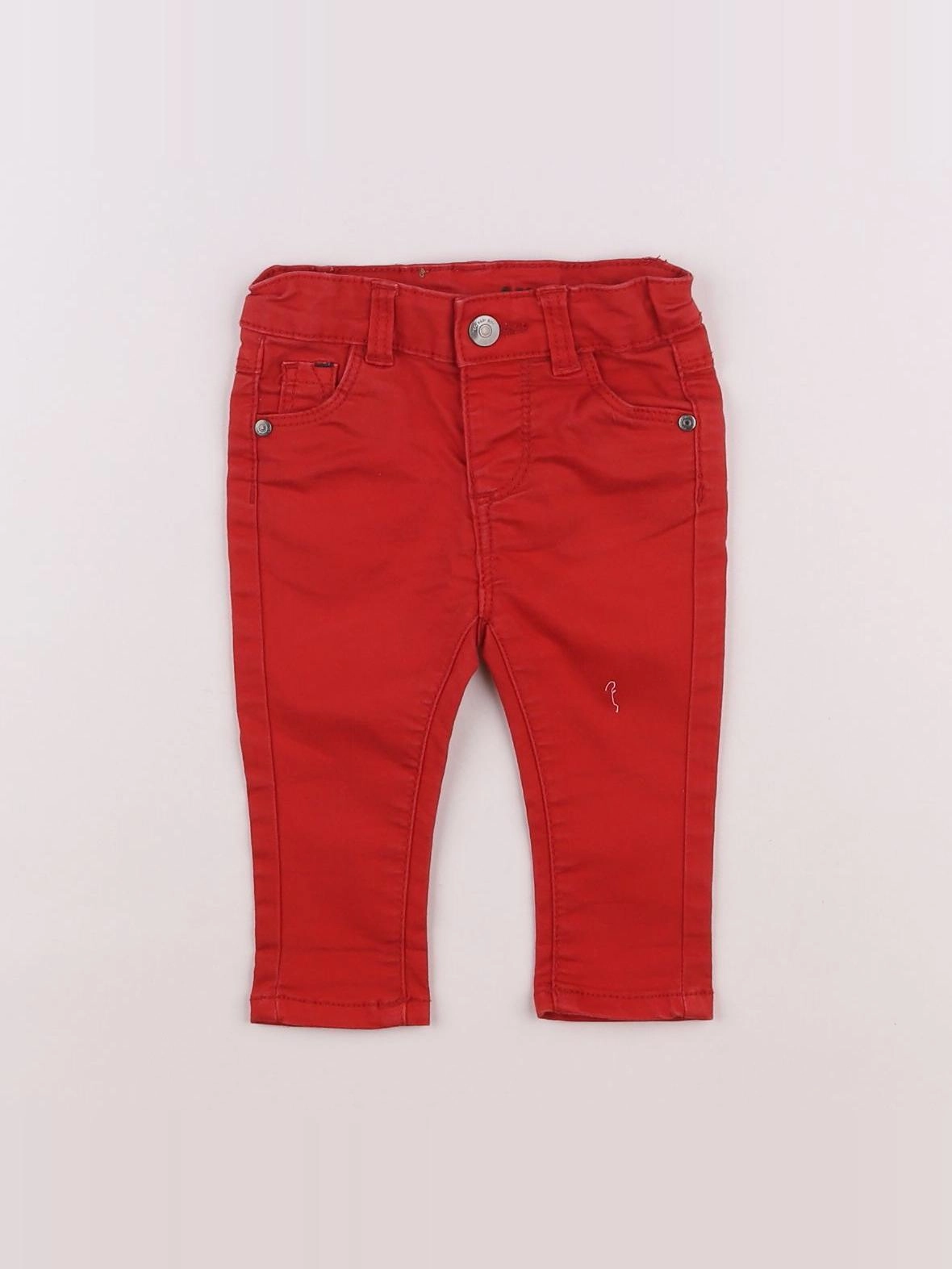 Tape à l'oeil - pantalon rouge - 6 mois