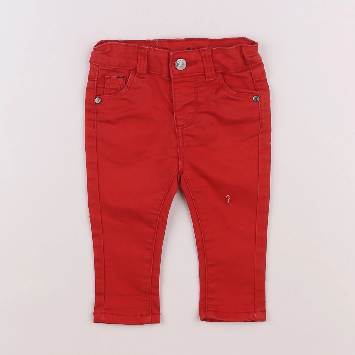 Tape à l'oeil - pantalon rouge - 6 mois