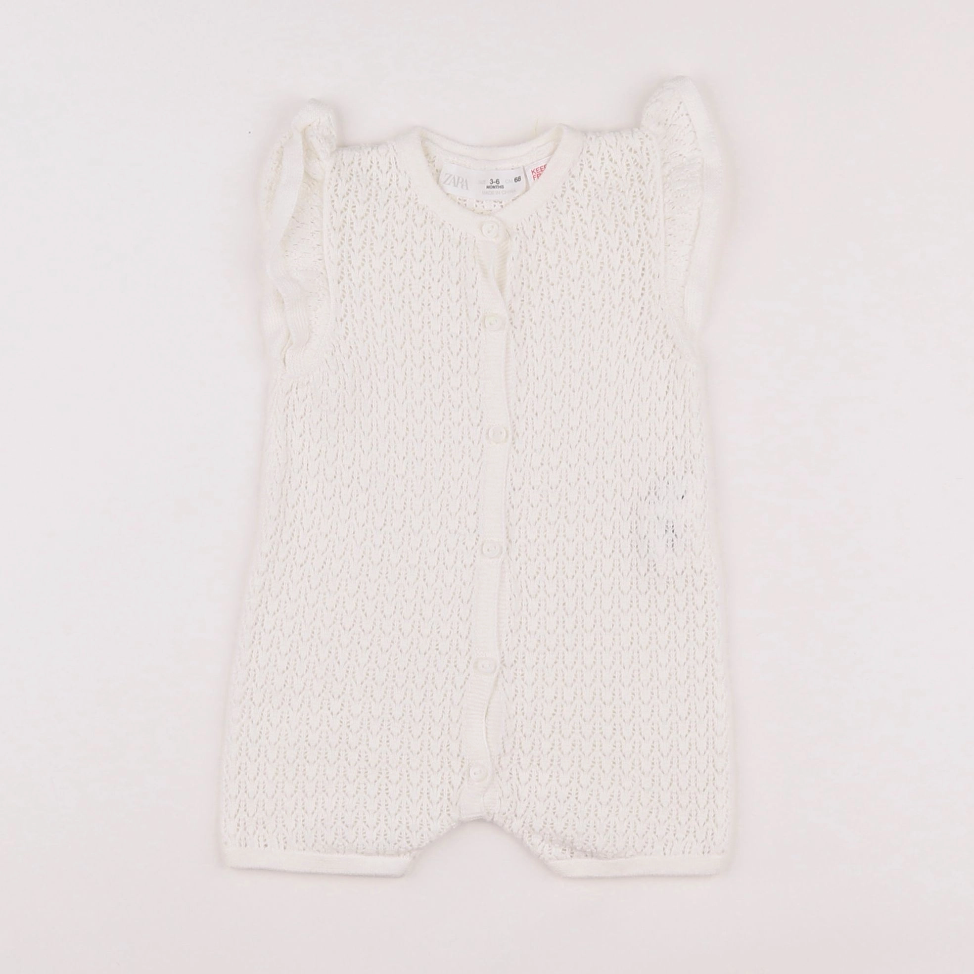 Zara - combinaison blanc - 3/6 mois