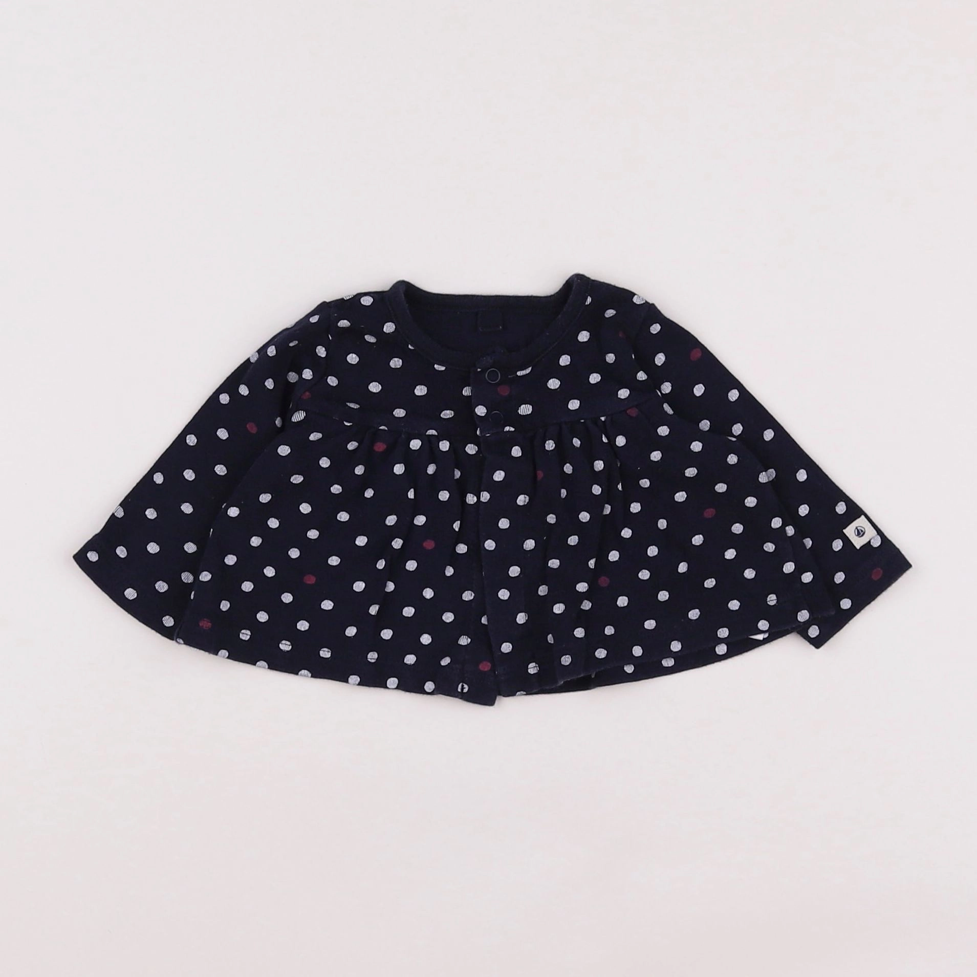 Petit Bateau - tee-shirt bleu - 3 mois