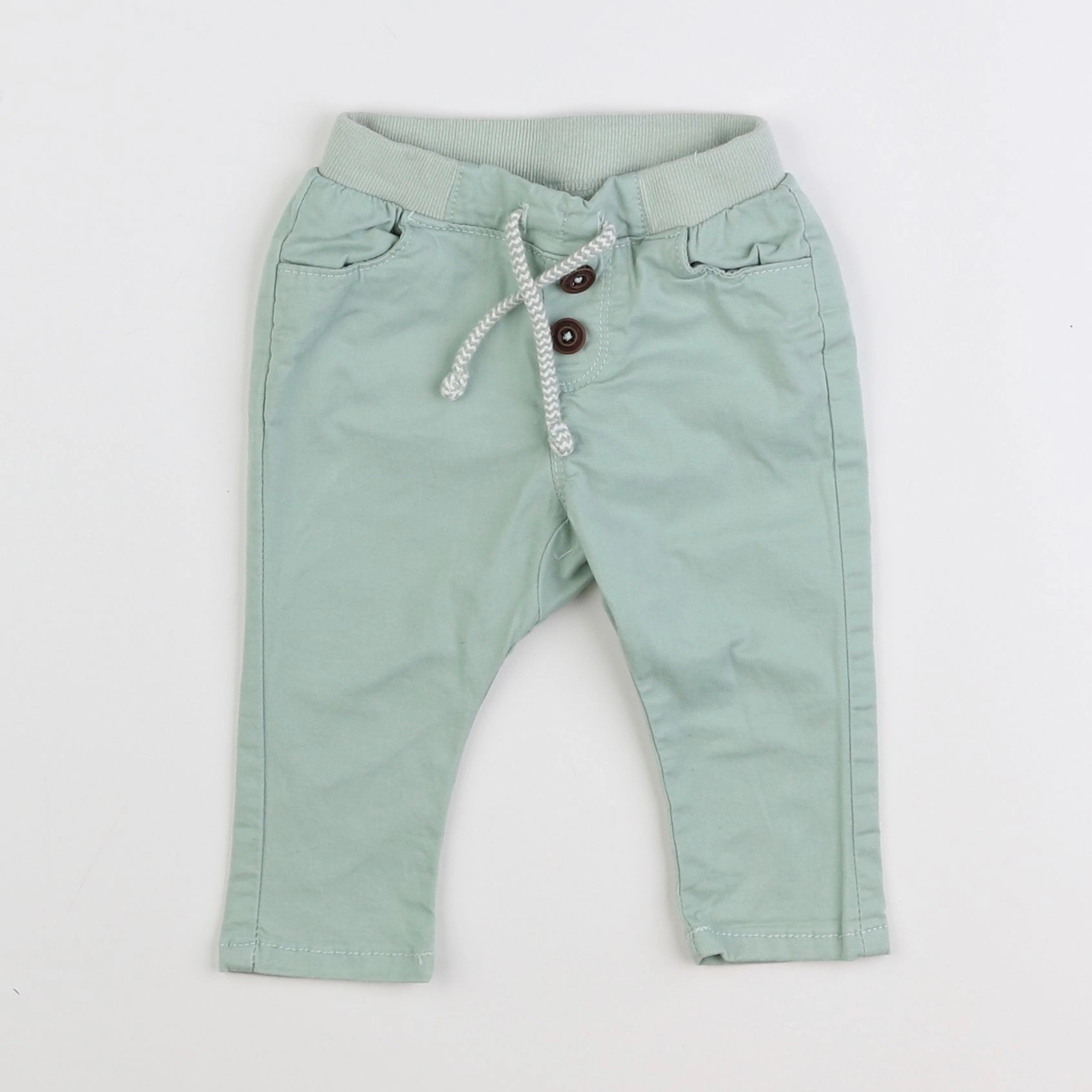 Tape à l'oeil - pantalon vert - 6 mois