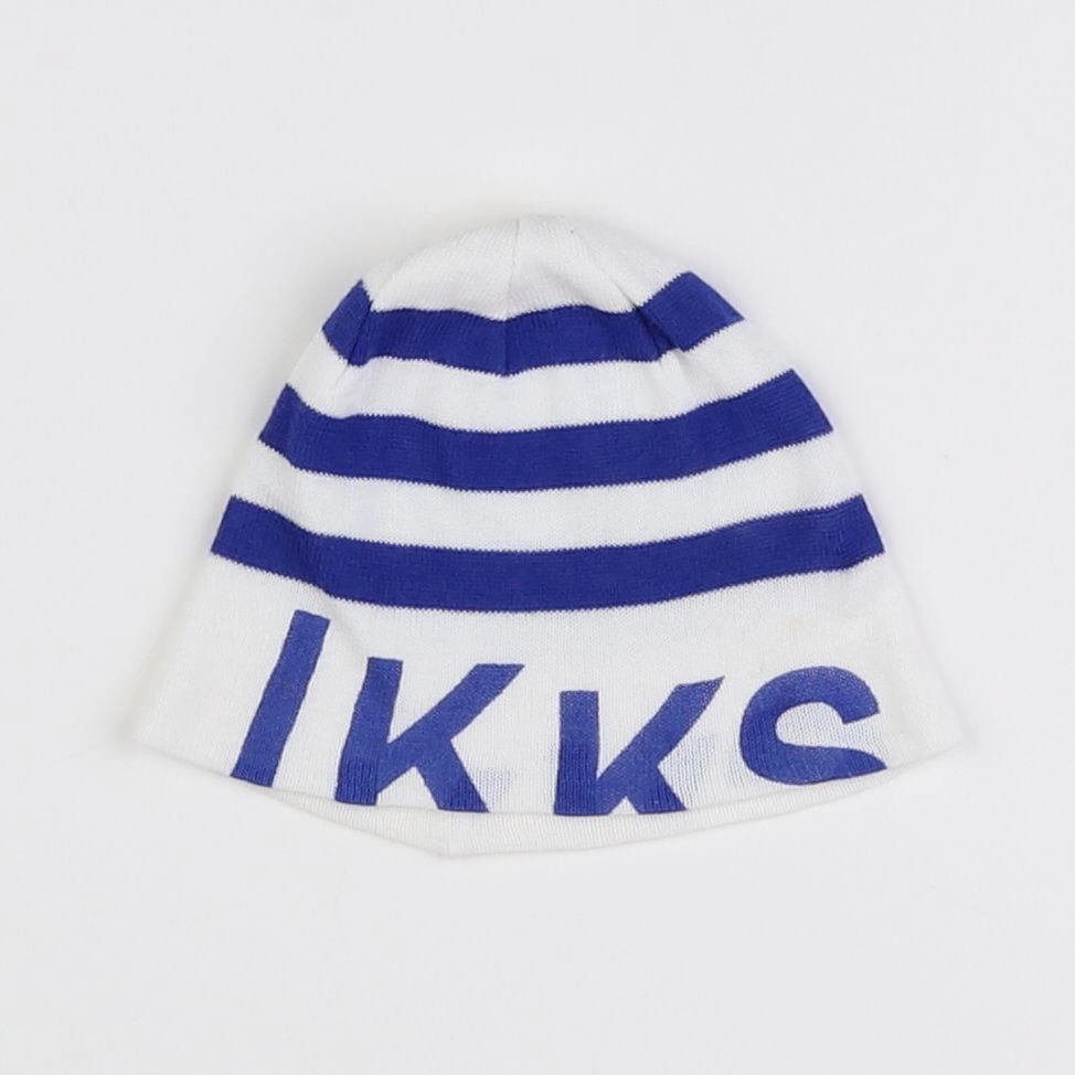 IKKS - bonnet bleu, blanc - 1/3 mois