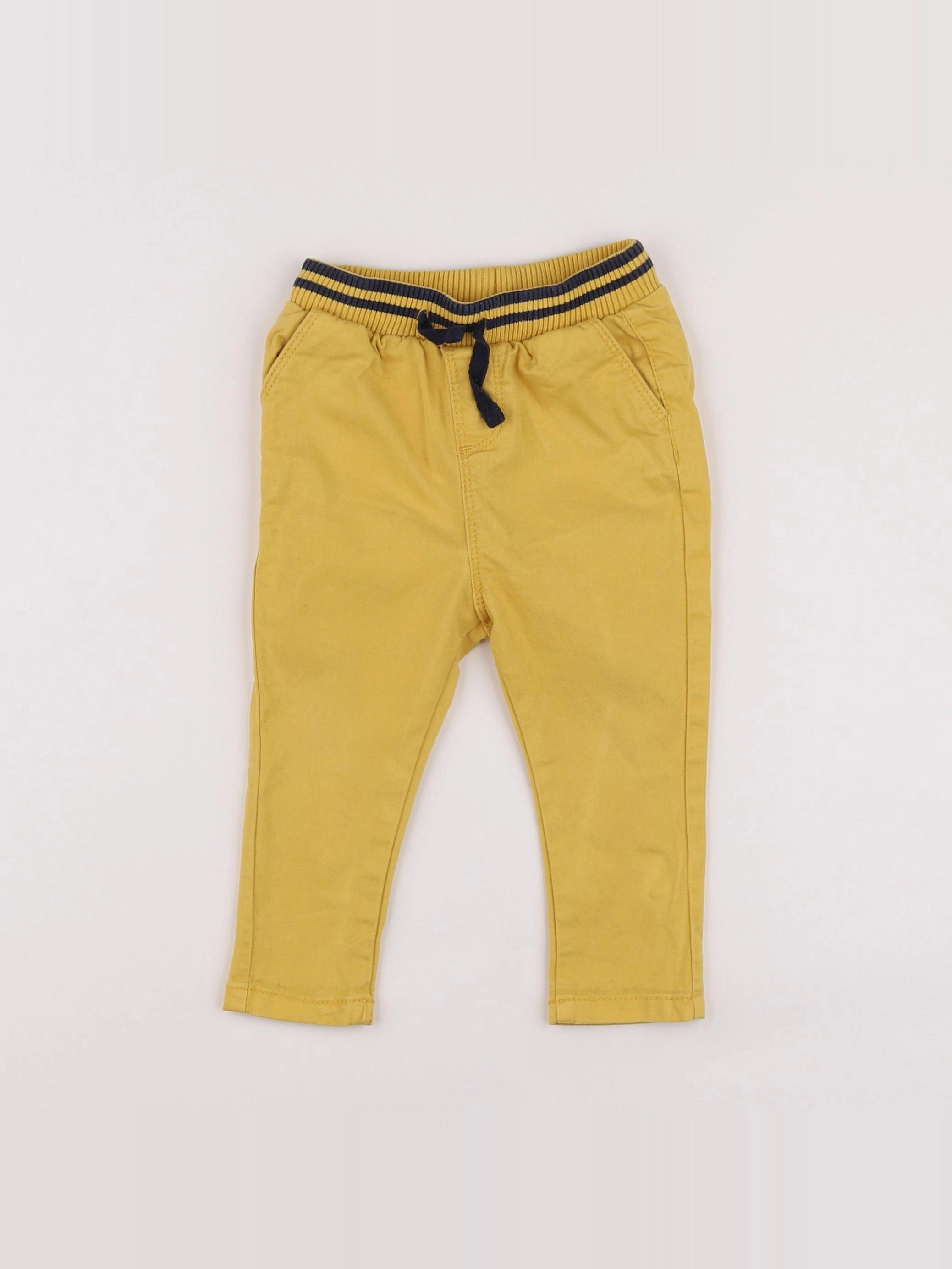 Tape à l'oeil - pantalon jaune - 9 mois