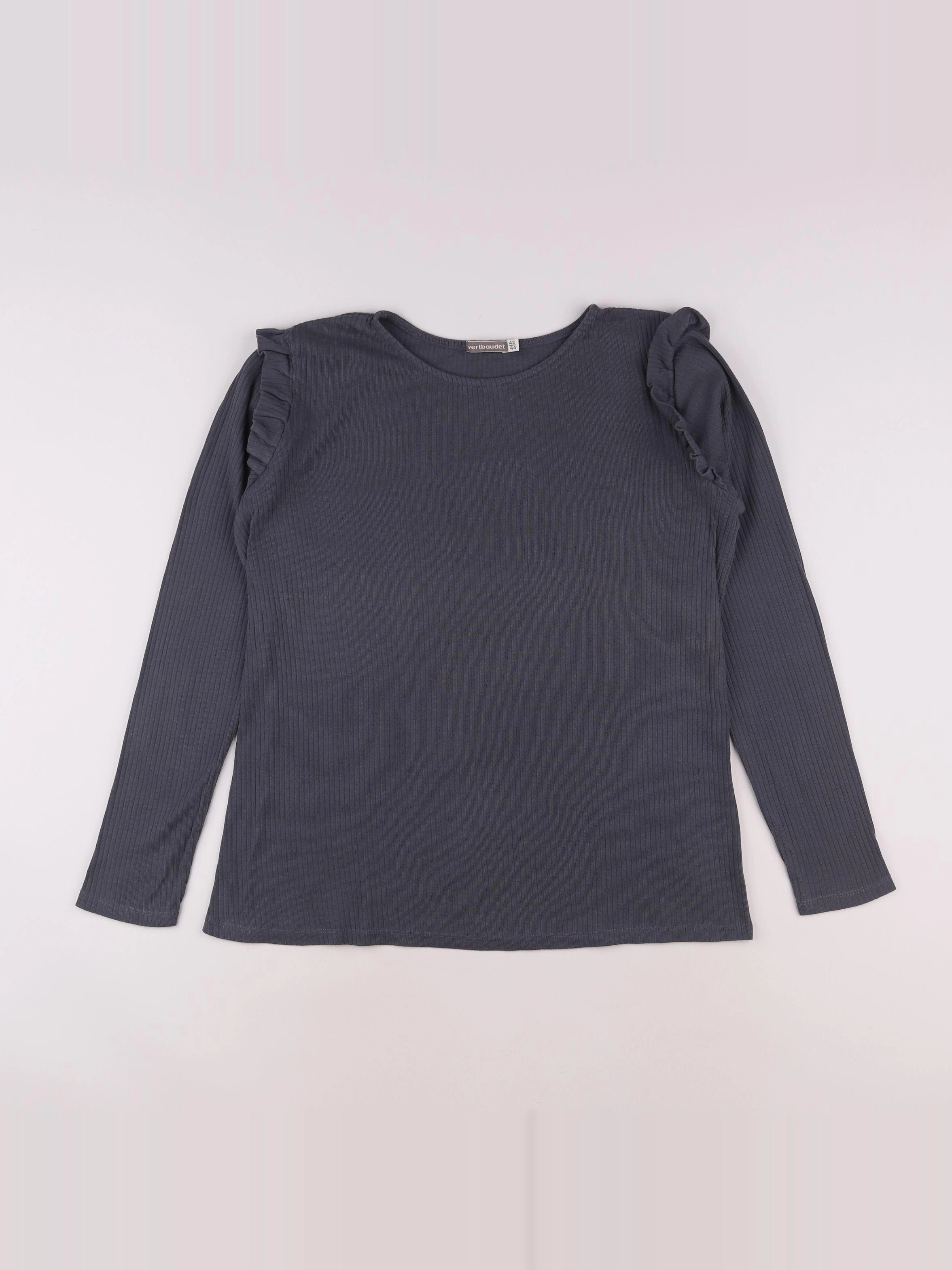 Vertbaudet - tee-shirt grossesse gris - 42 à 44