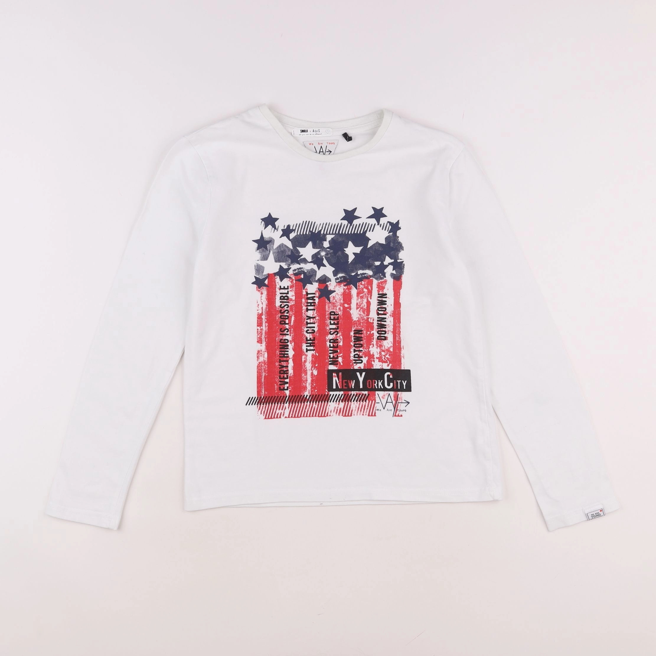 IKKS - tee-shirt blanc - 10 ans