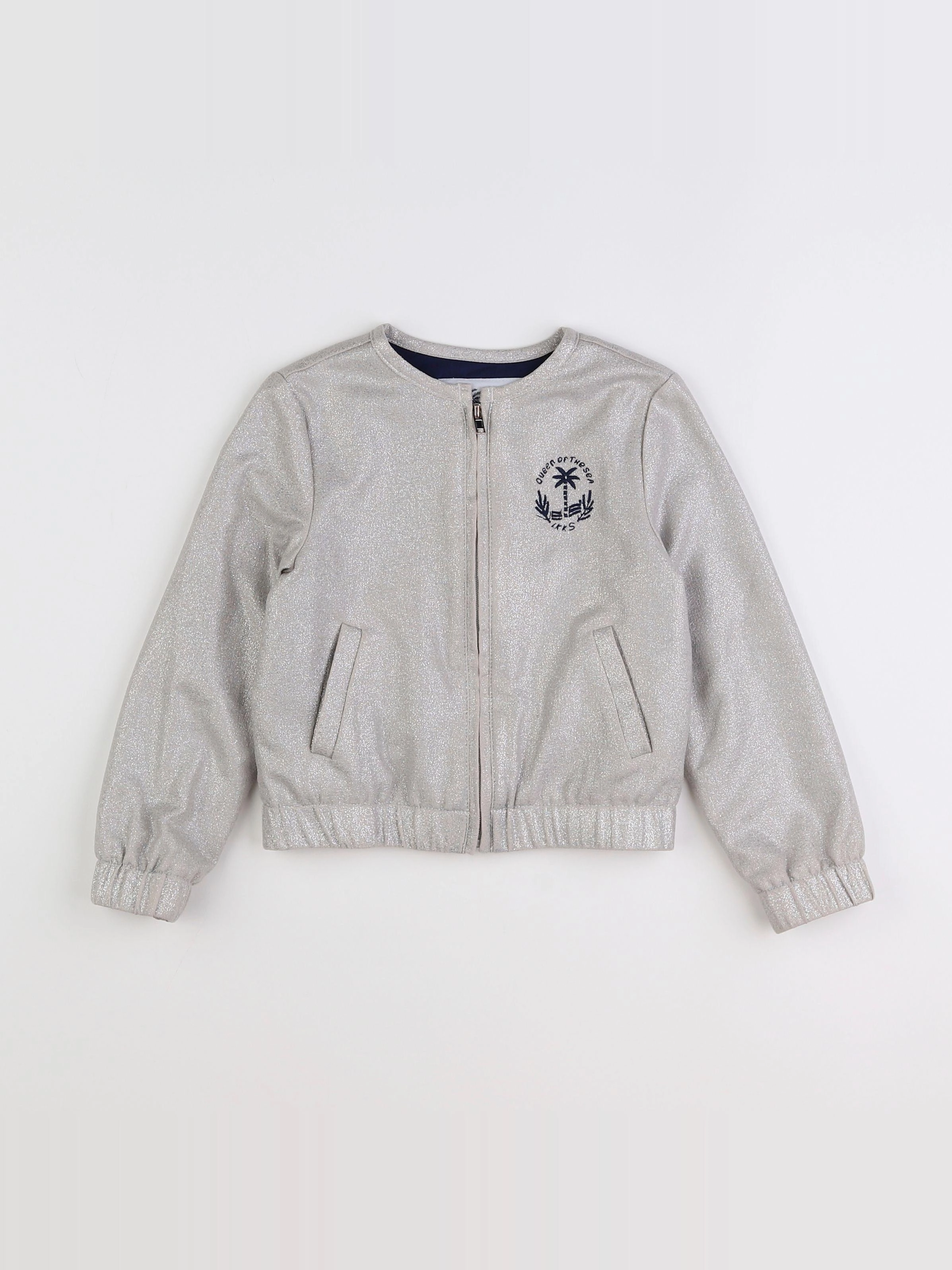 IKKS - veste argent - 4 ans