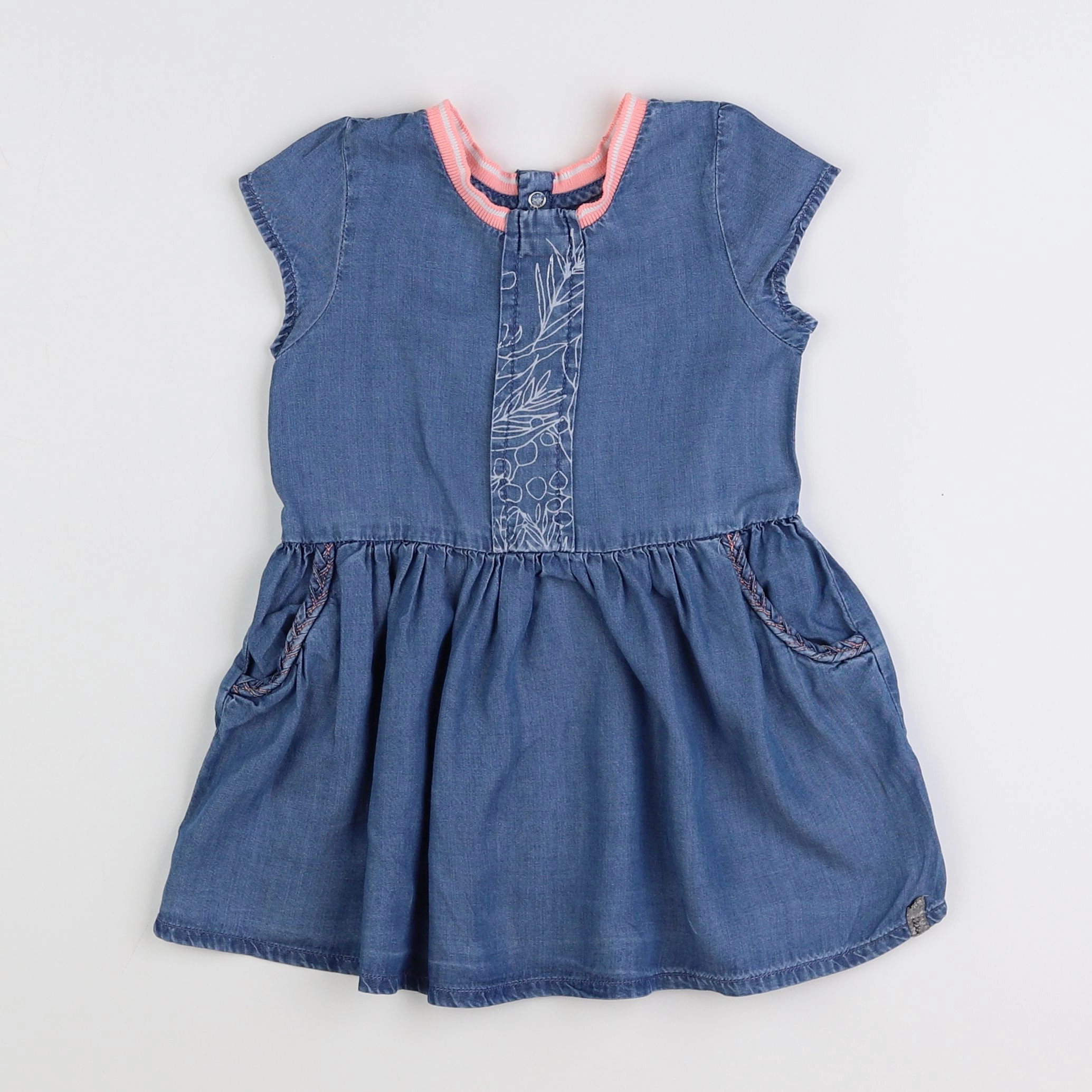IKKS - robe bleu - 18 mois