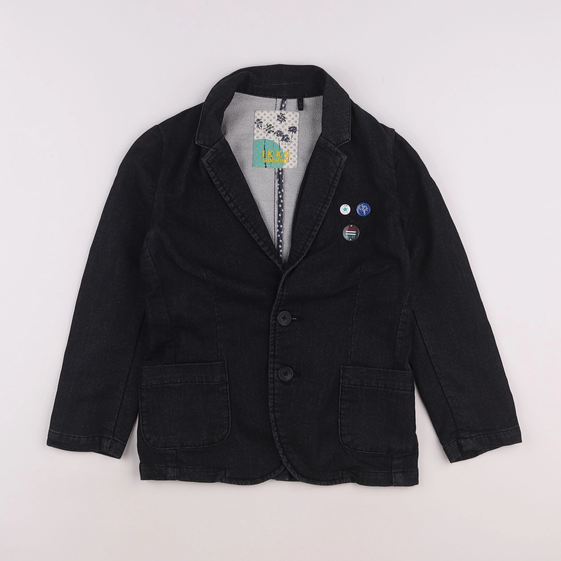 IKKS - veste bleu - 8 ans