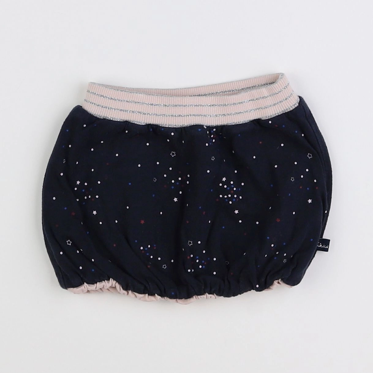 IKKS - jupe réversible bleu, rose - 12 mois