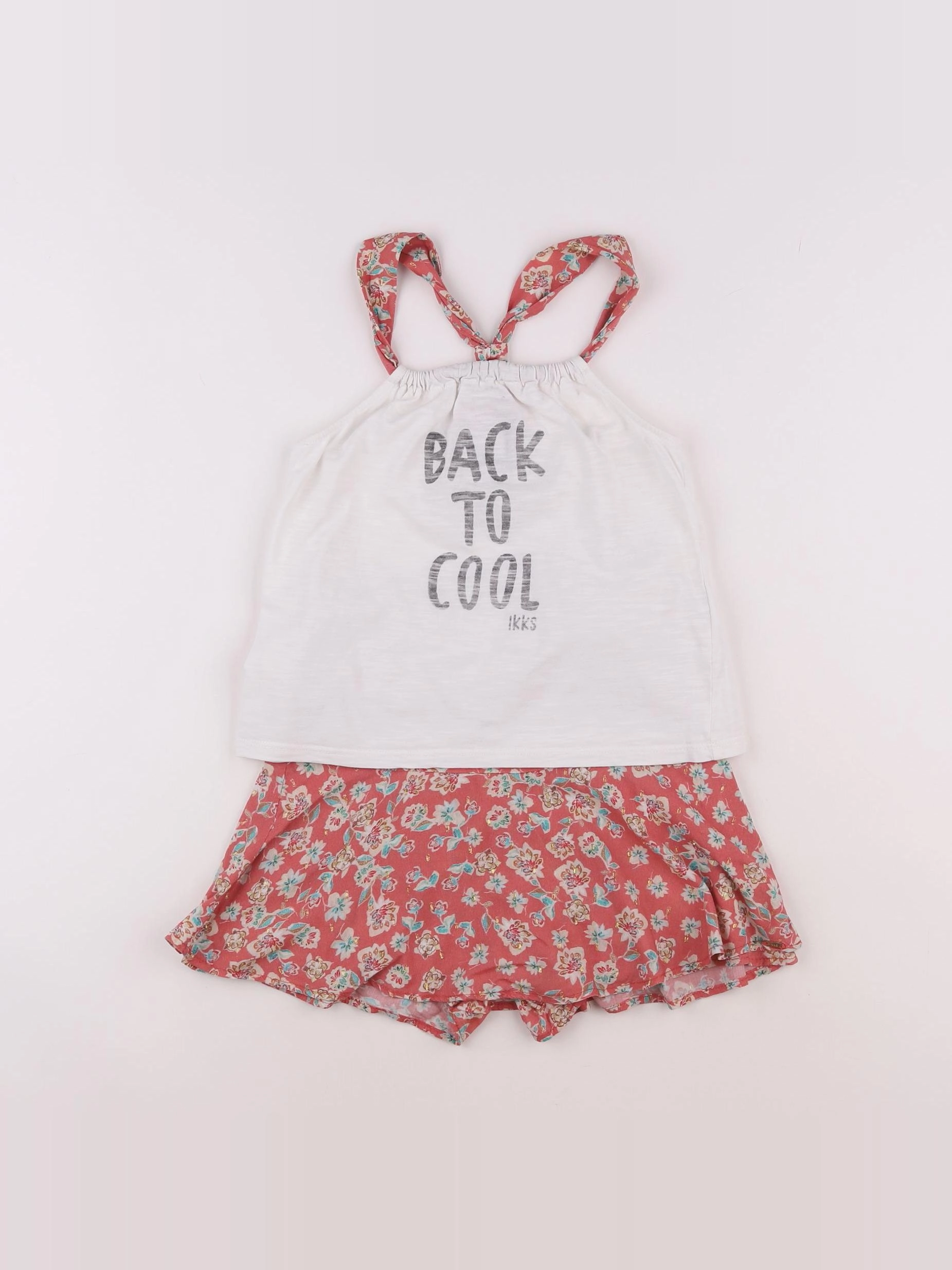 IKKS - ensemble rouge - 8 ans