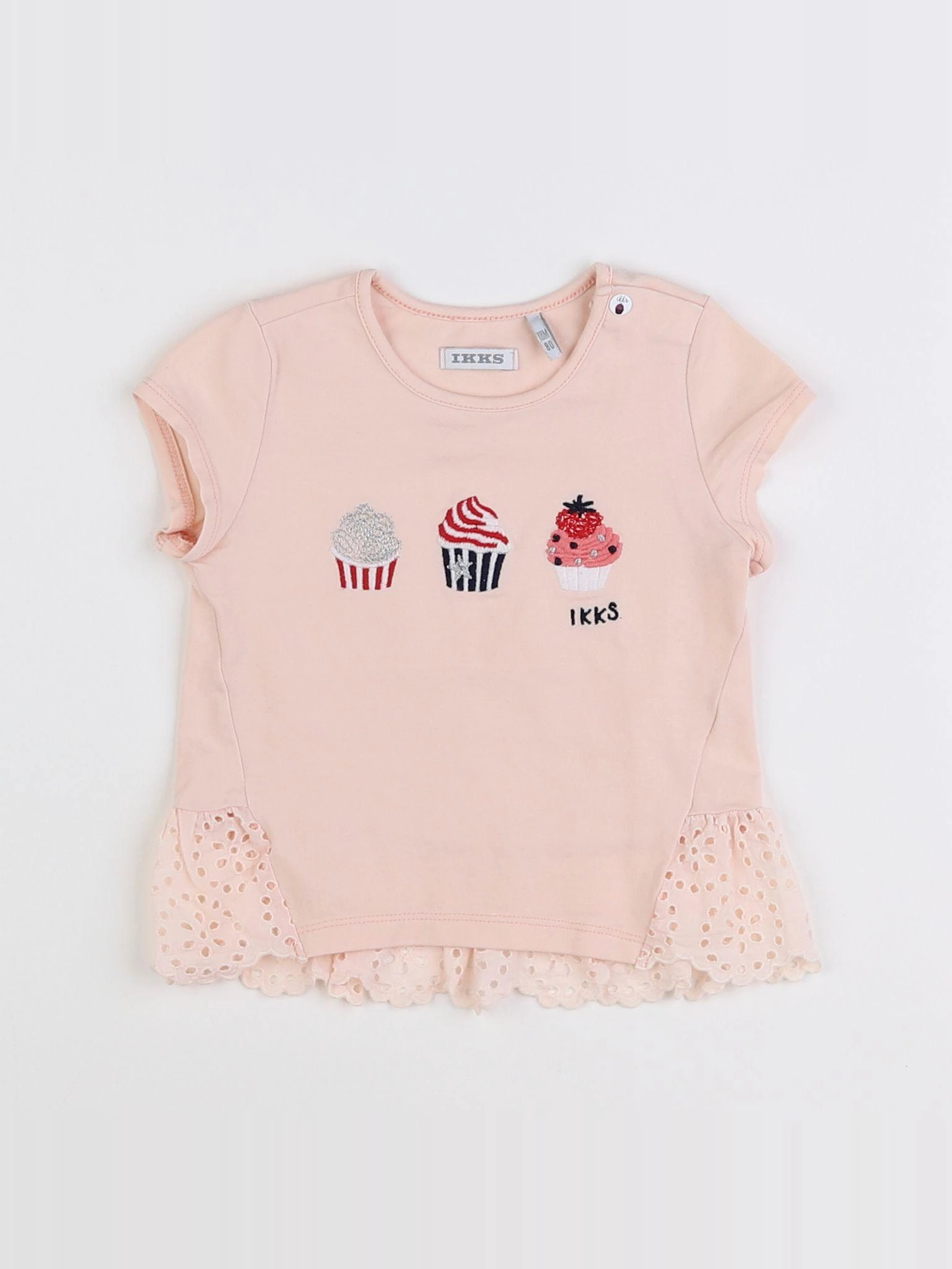 IKKS - tee-shirt rose - 18 mois