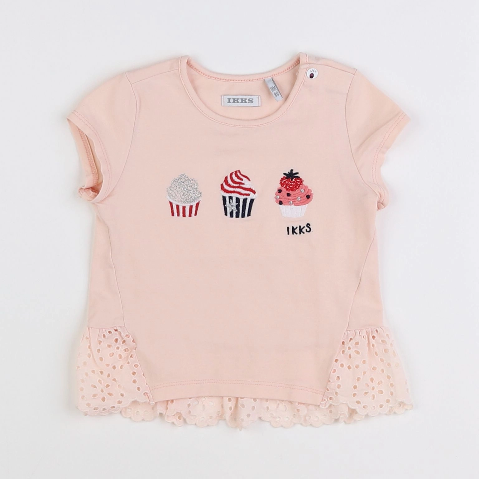 IKKS - tee-shirt rose - 18 mois