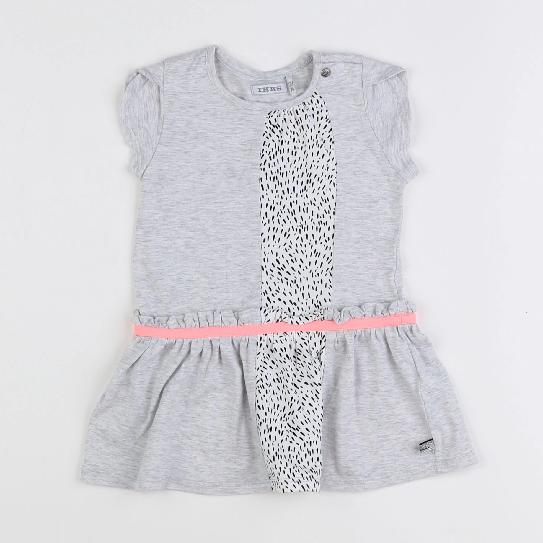 IKKS - robe gris - 12 mois