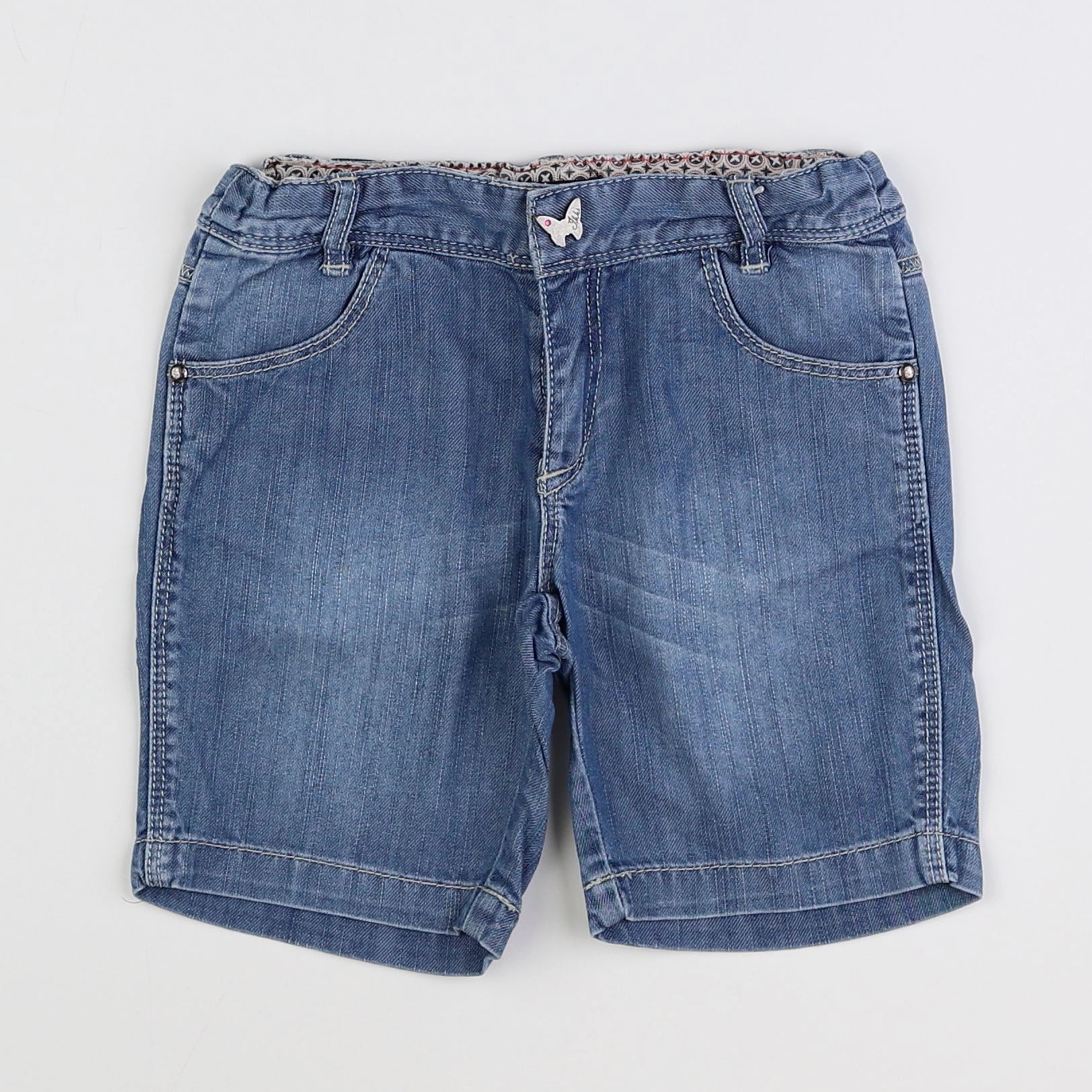 IKKS - short bleu - 6 ans