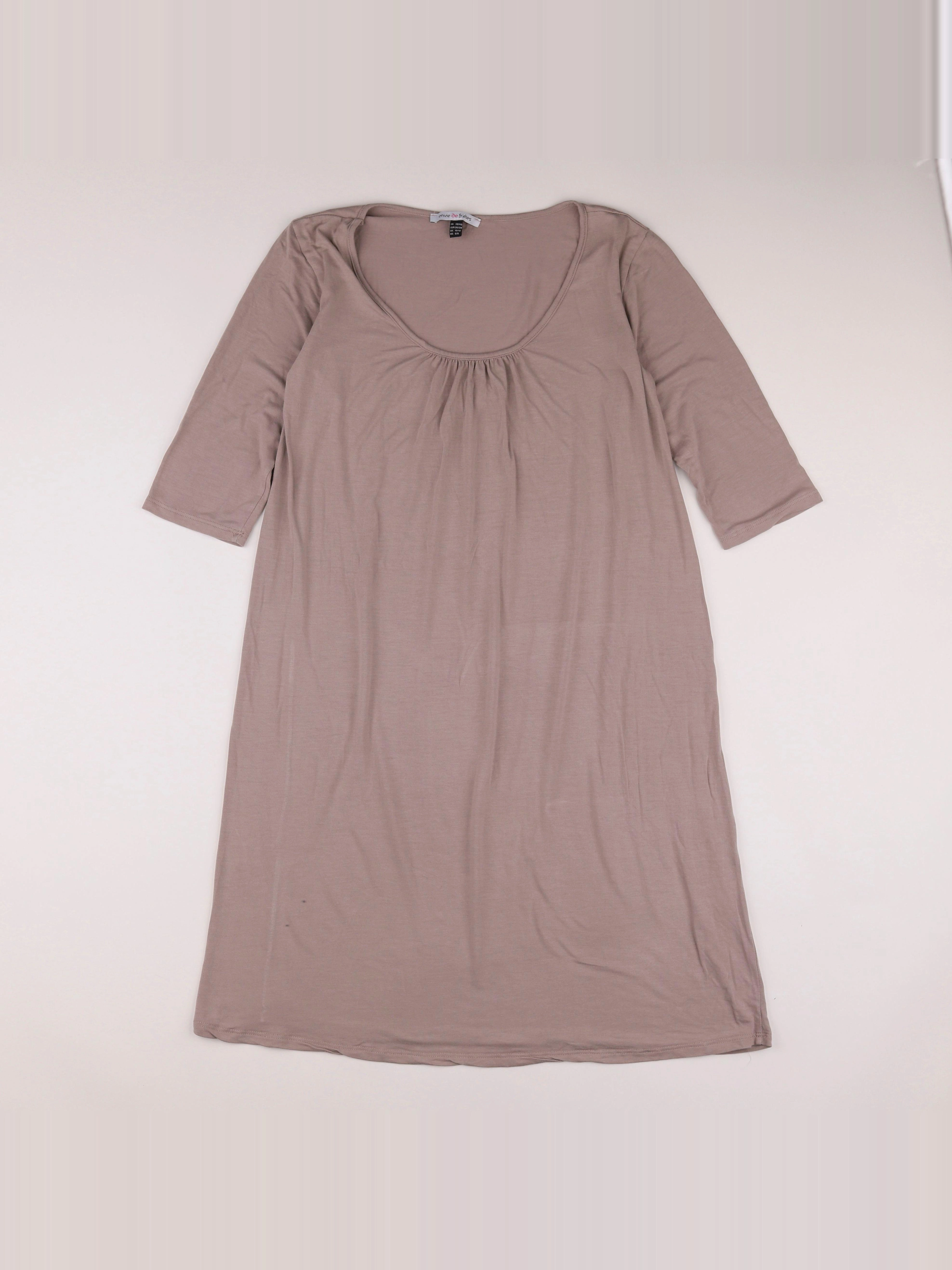 Envie de fraise - robe grossesse marron - 38 à 40