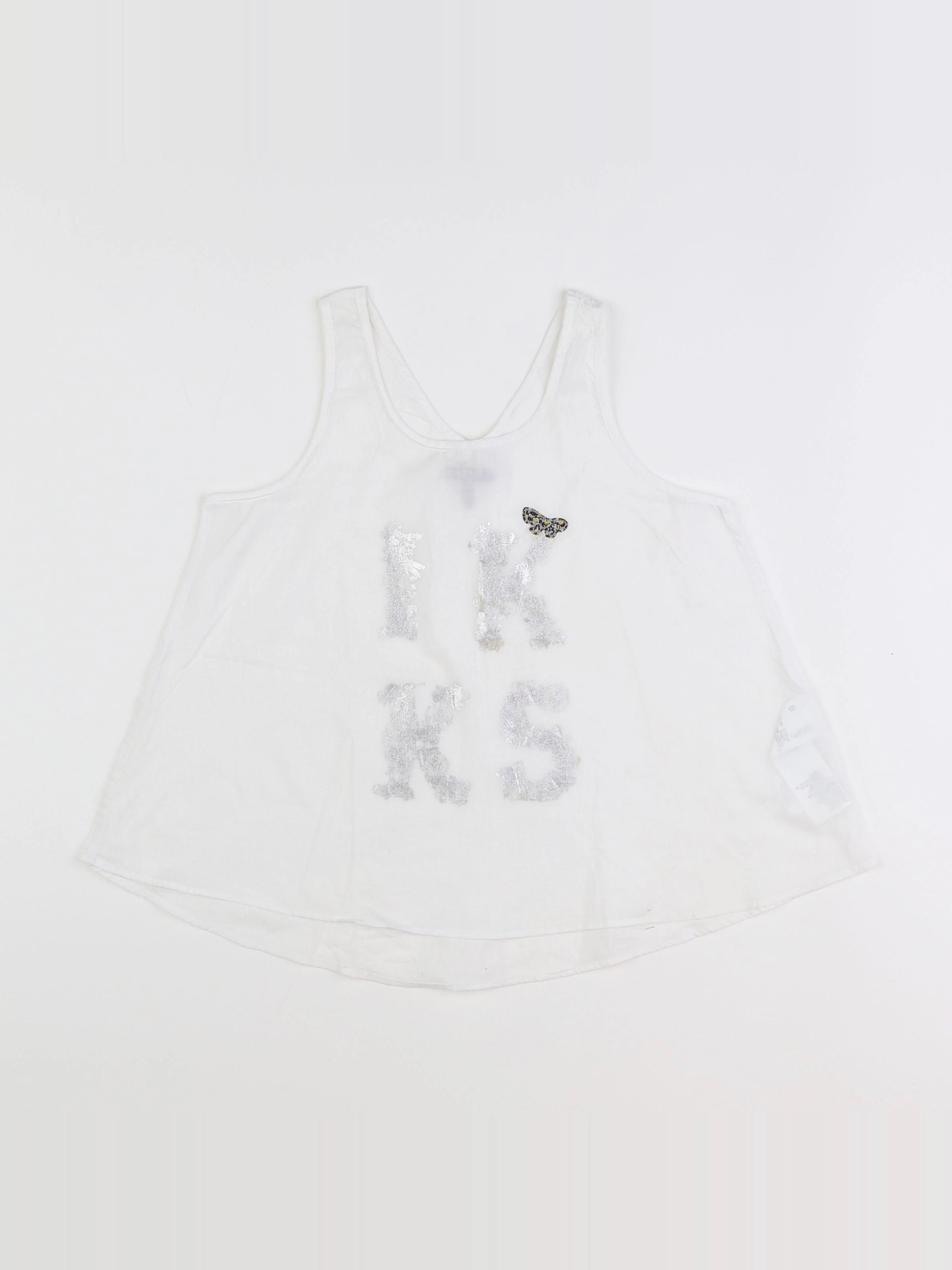 IKKS - blouse blanc - 6 ans