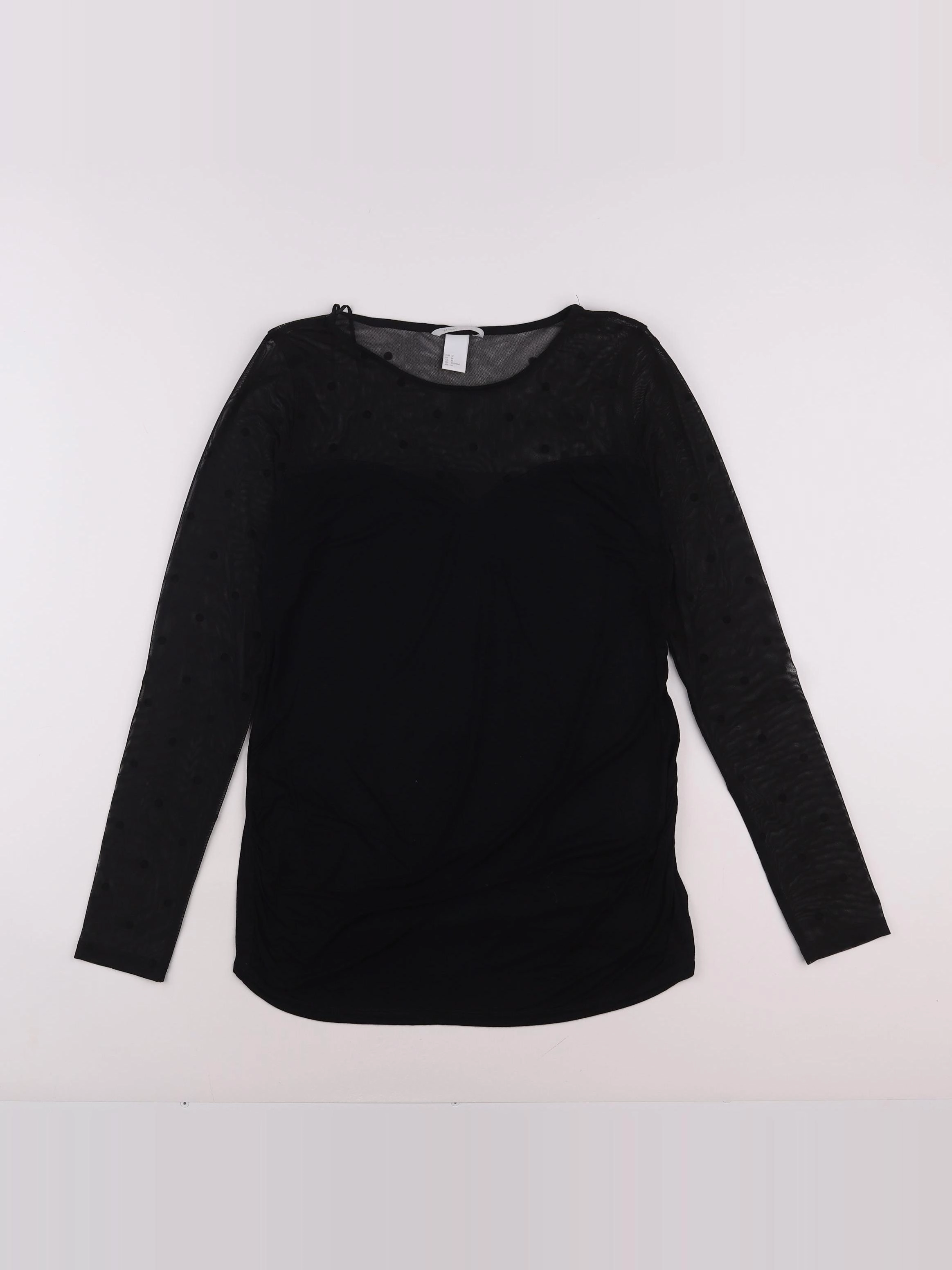 H&M - tee-shirt grossesse noir - 38